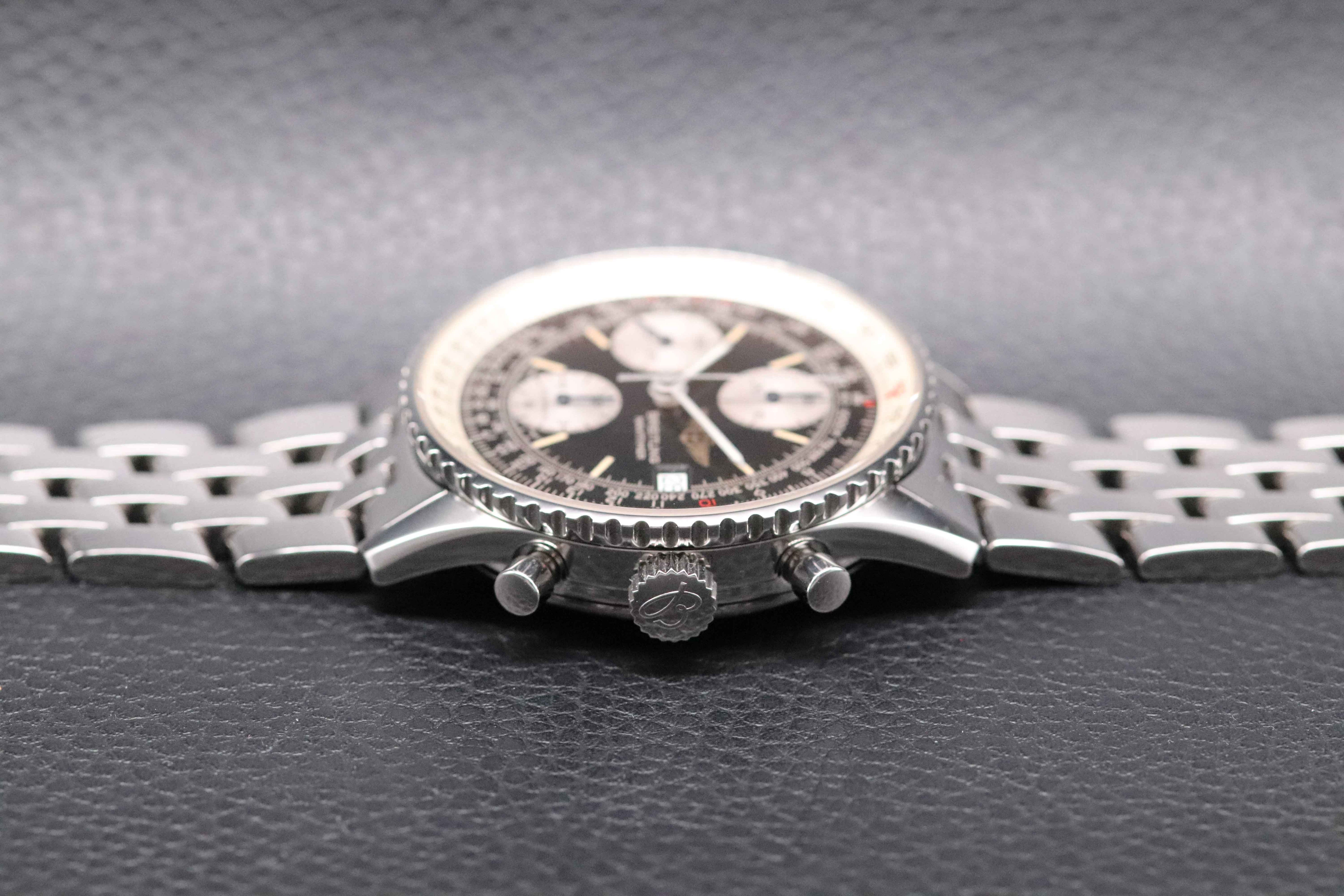 Breitling Old Navitimer A13022 Chronograph Black Dial 1999