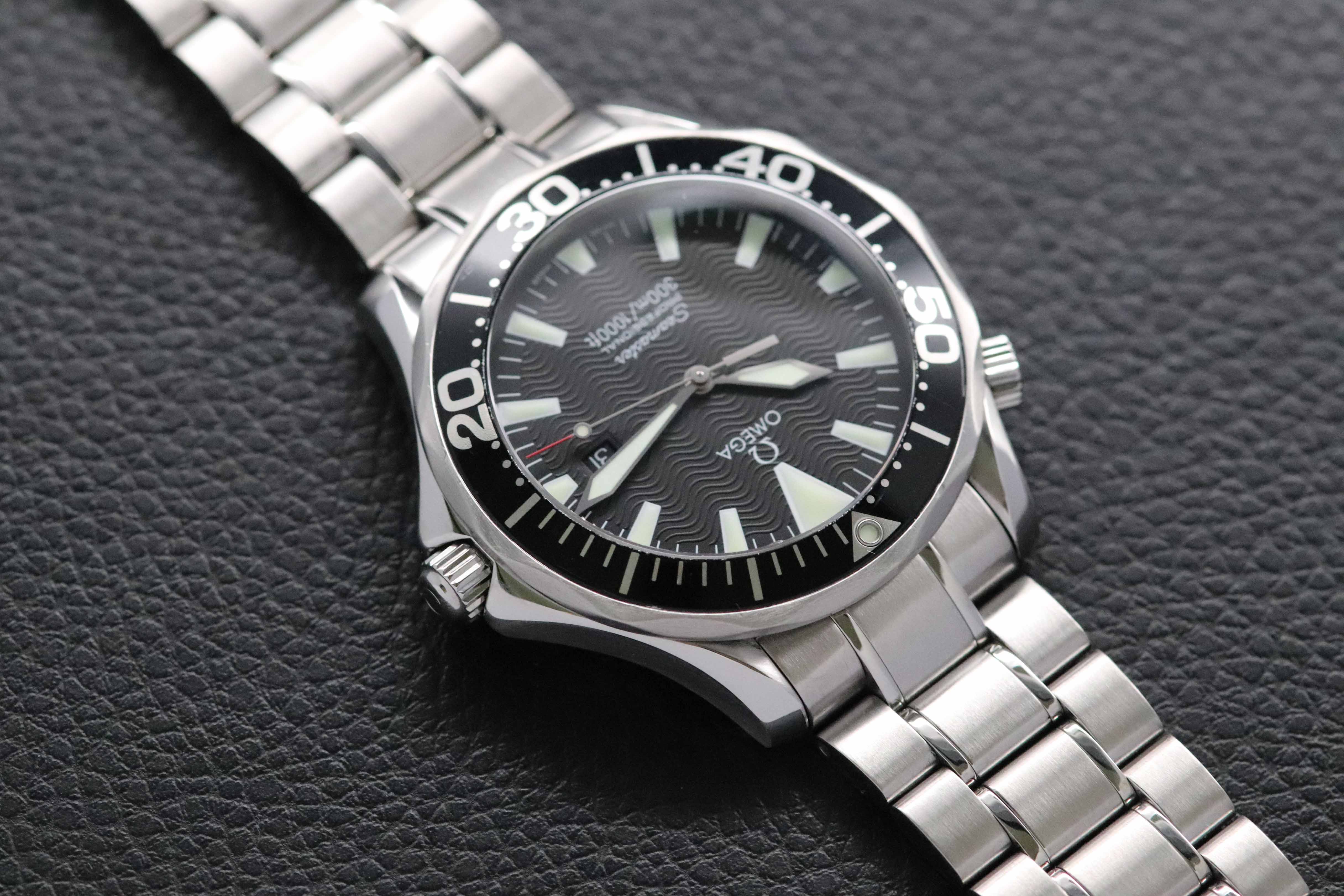 Omega Seamaster Diver 300 2264.50 Esfera Negra 1998