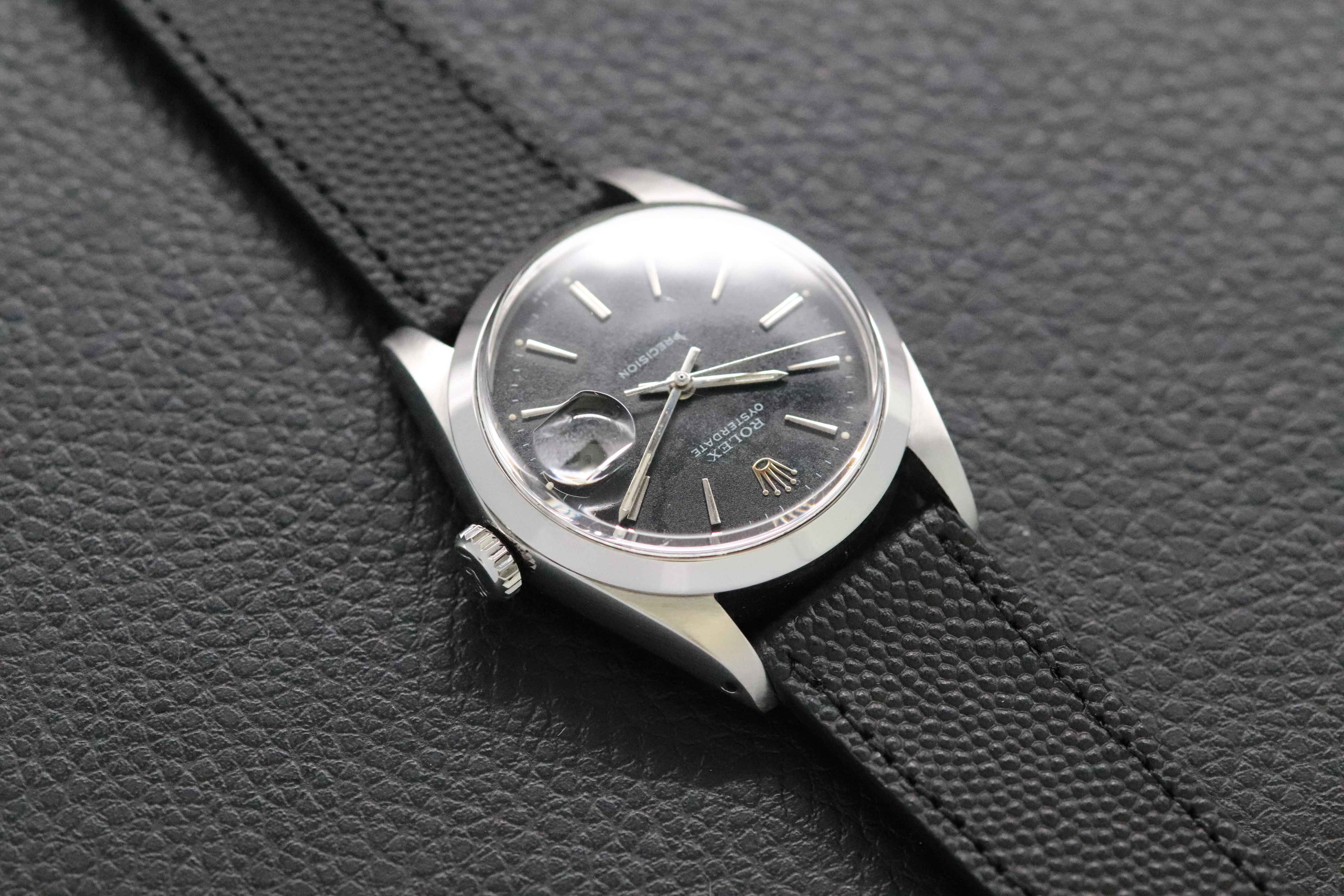 Rolex Oysterdate 6694 Black Dial 1964