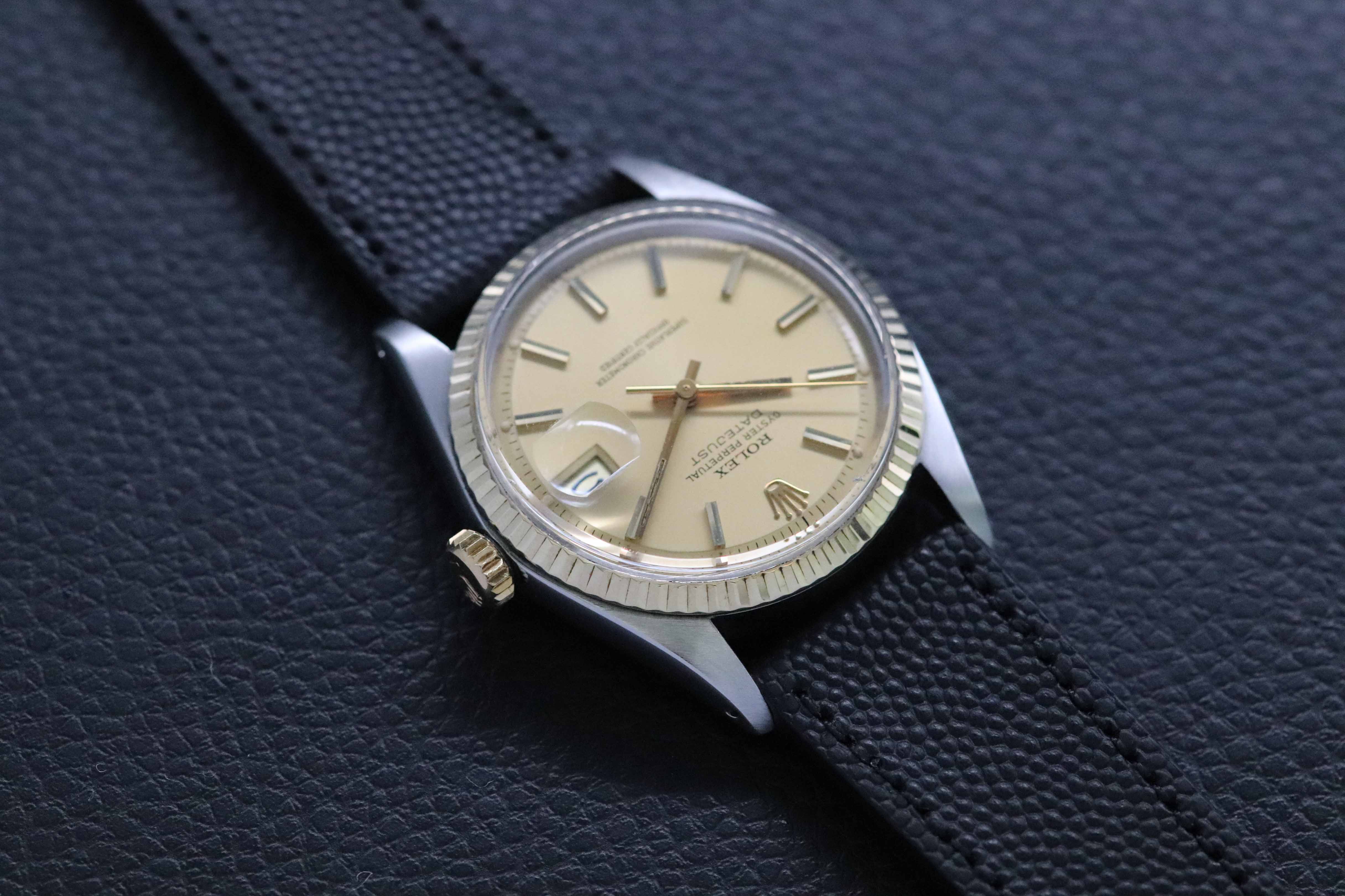 Rolex Datejust 1601 Gold Dial 1977