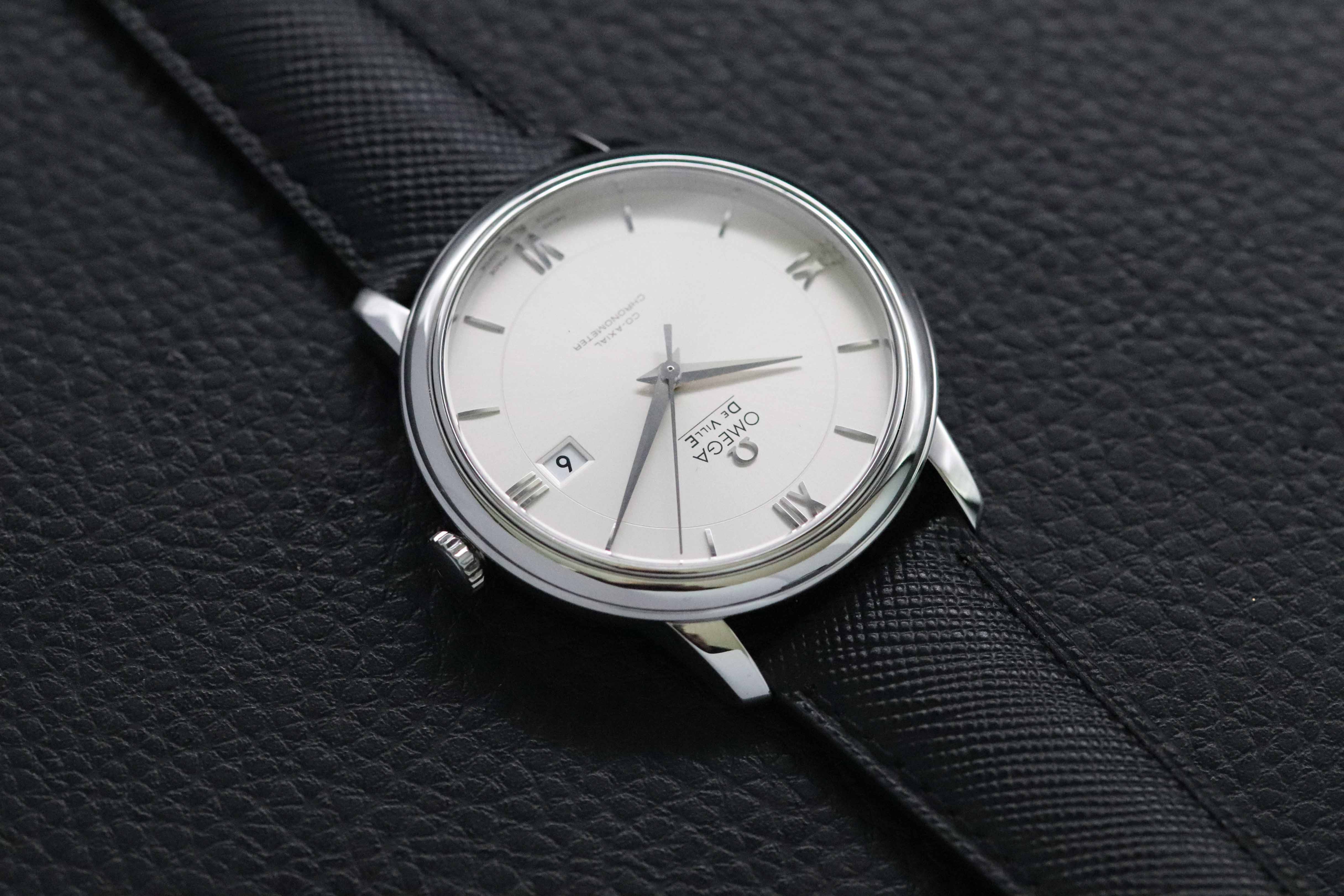 Omega De Ville Prestige 424.13.40.20.02.001 Silver Dial 2014