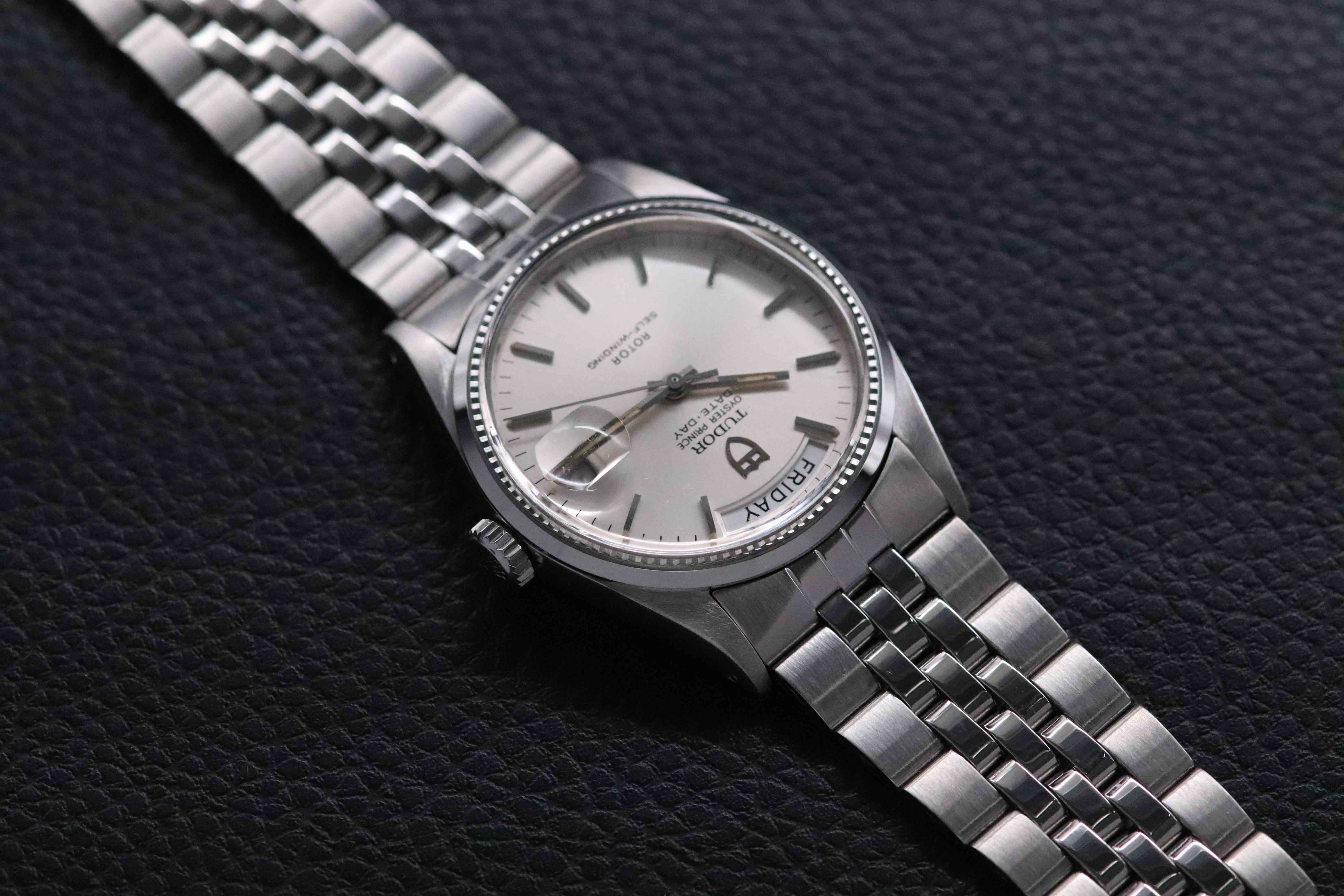 Tudor Prince Date-Day 94710 Silver Dial 1989