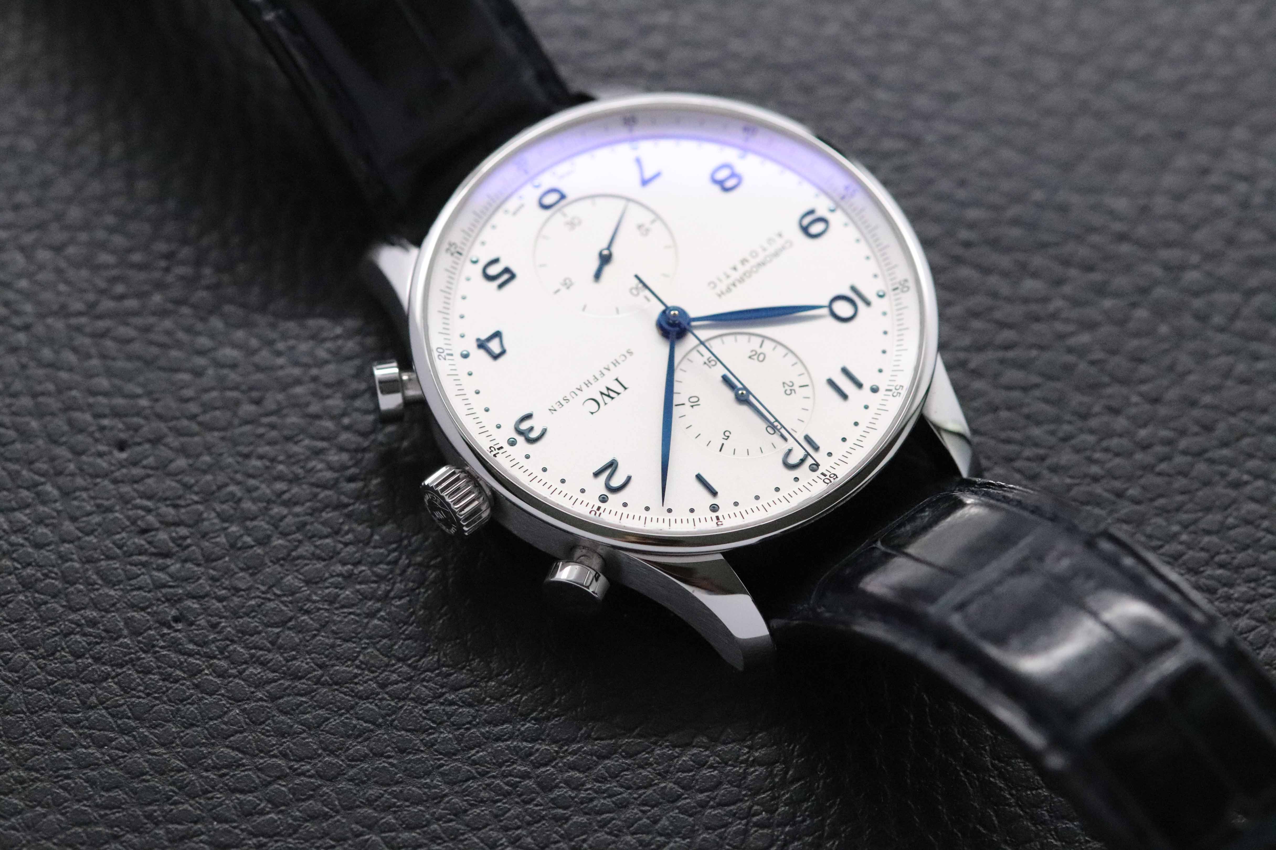 IWC Portugieser Chronograph IW371446 White Dial 2017