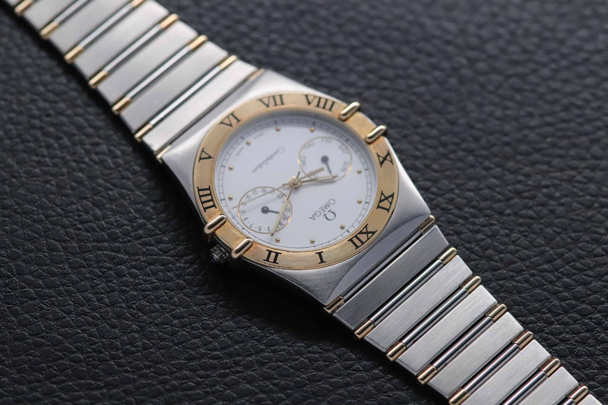 Omega Constellation Manhattan 1320.20 White Dial 1996