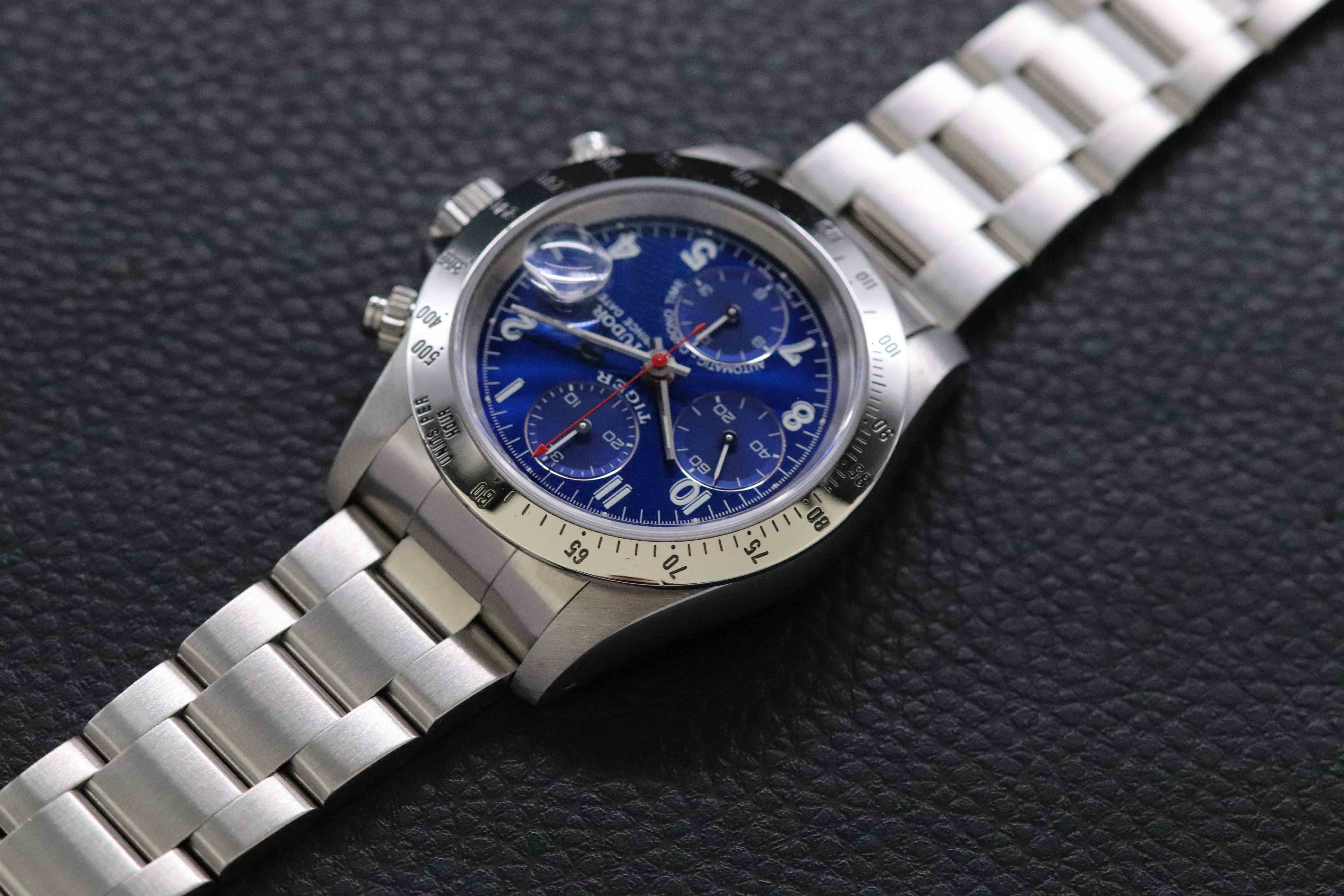 Tudor Oysterdate Small Block 79280 Blue Dial 2000