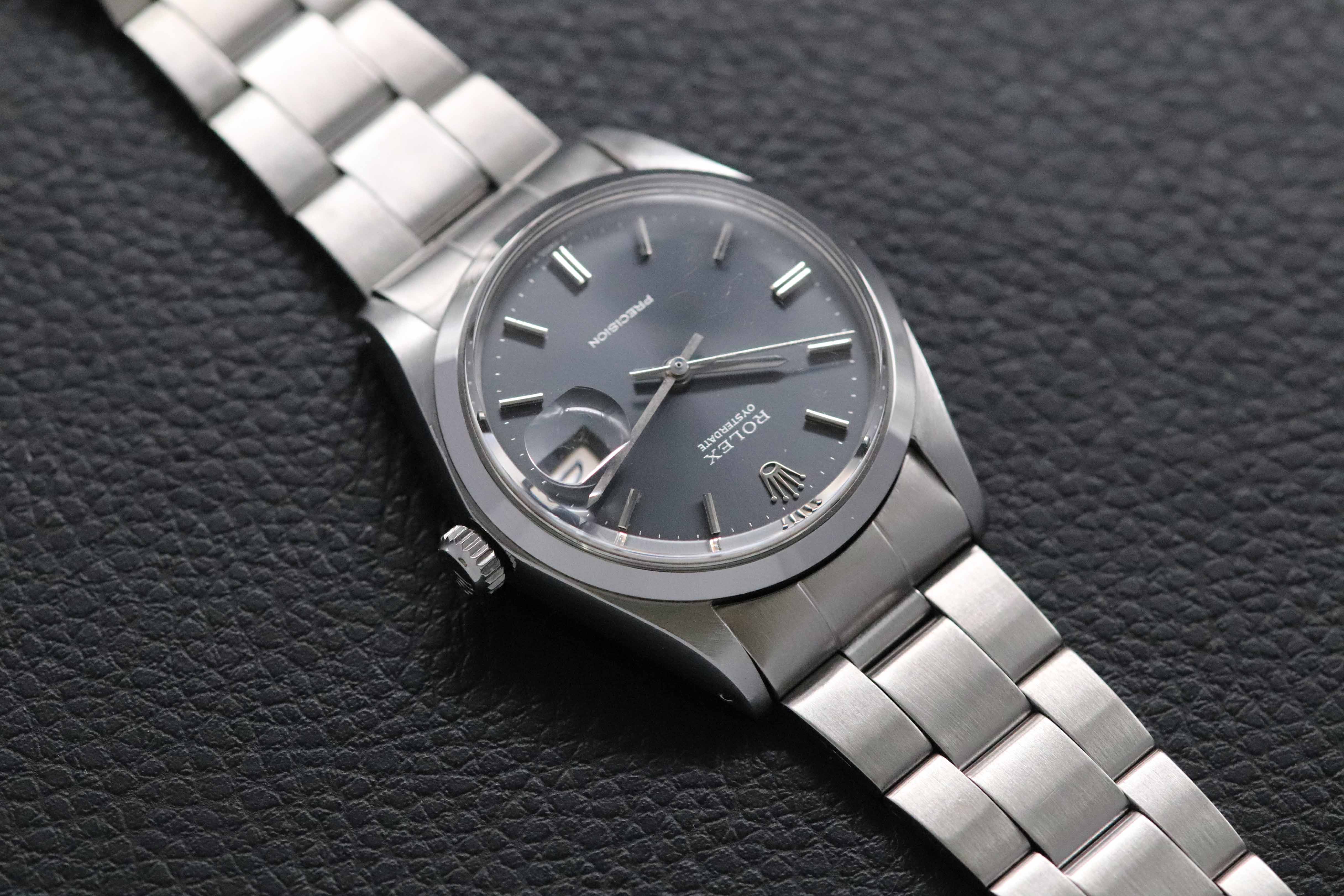 Rolex Oysterdate 6694 Quadrante grigio 1971