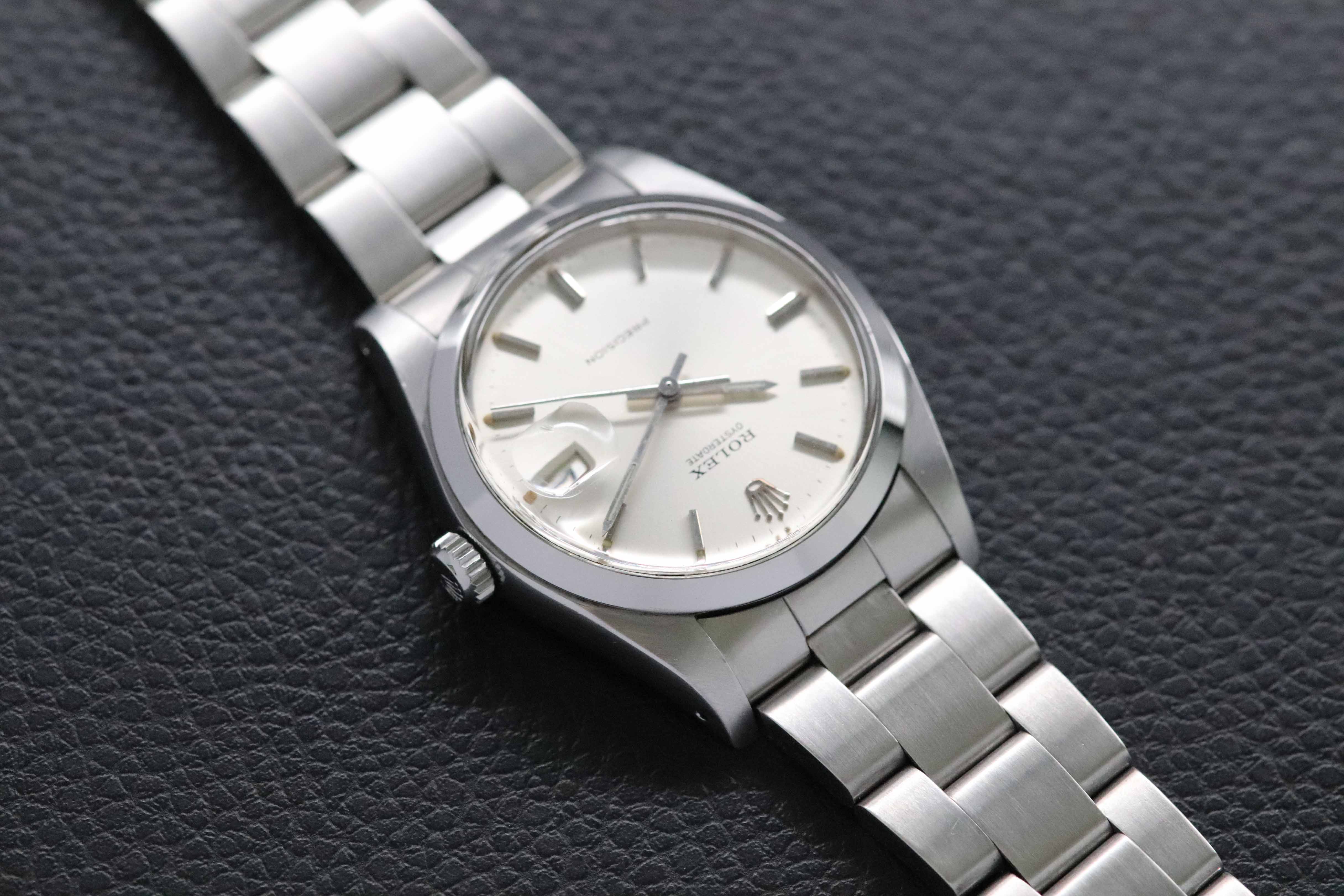 Rolex Oysterdate 6694 con esfera plateada, 1978