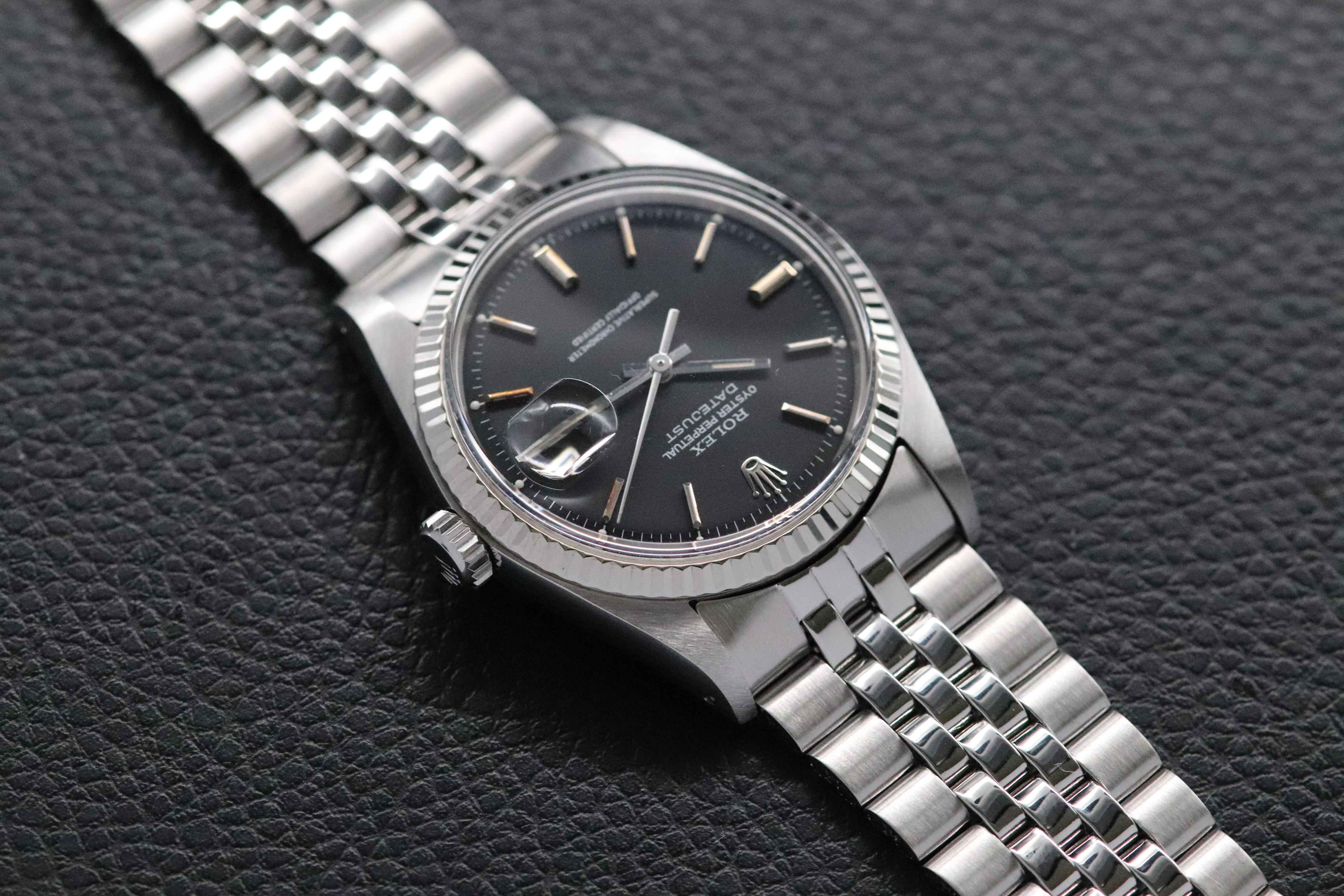 Rolex Datejust 1601 Quadrante Nero 1976