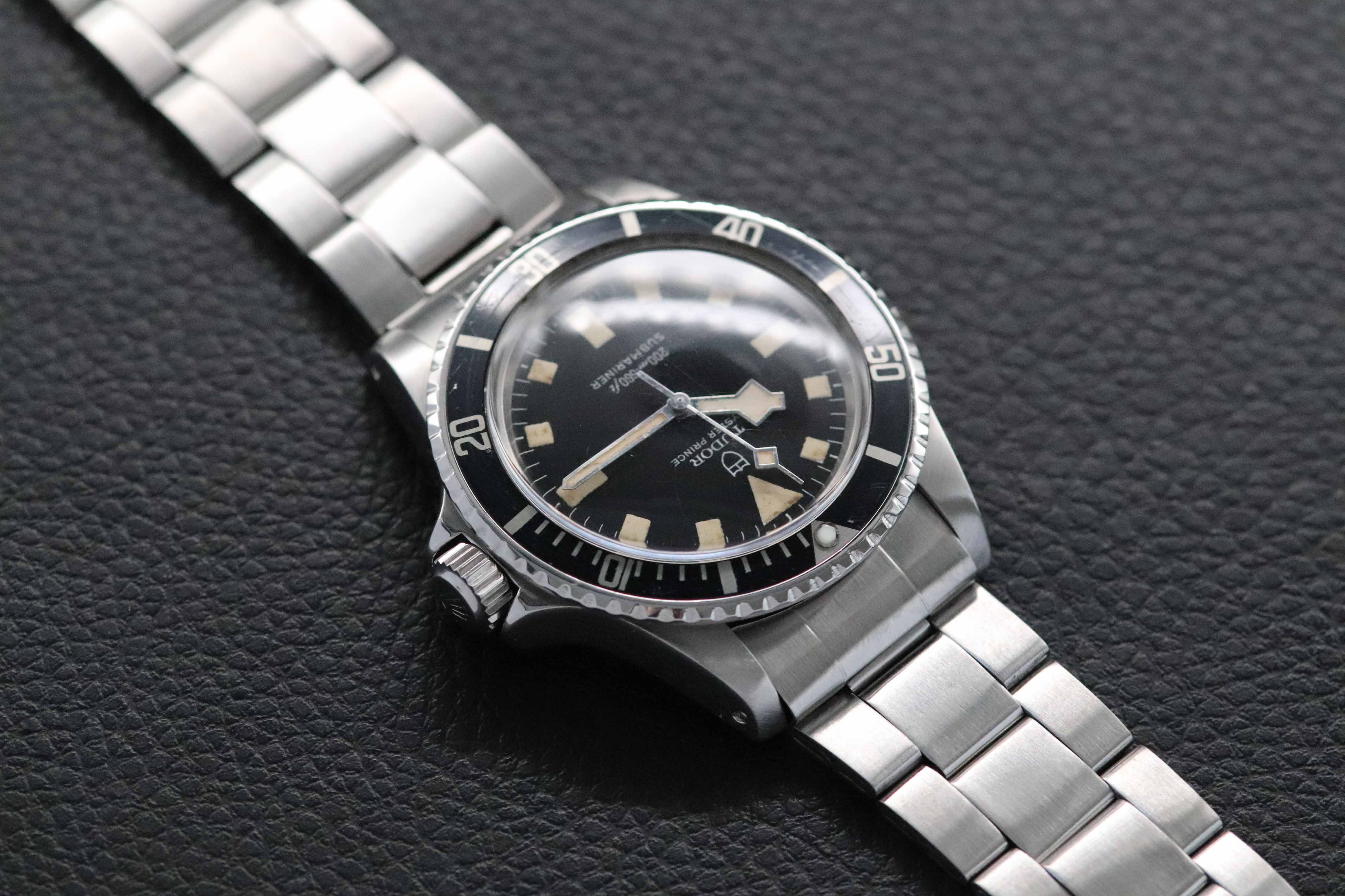 Tudor Submariner 7016 Esfera Negra 1974 Snowflake