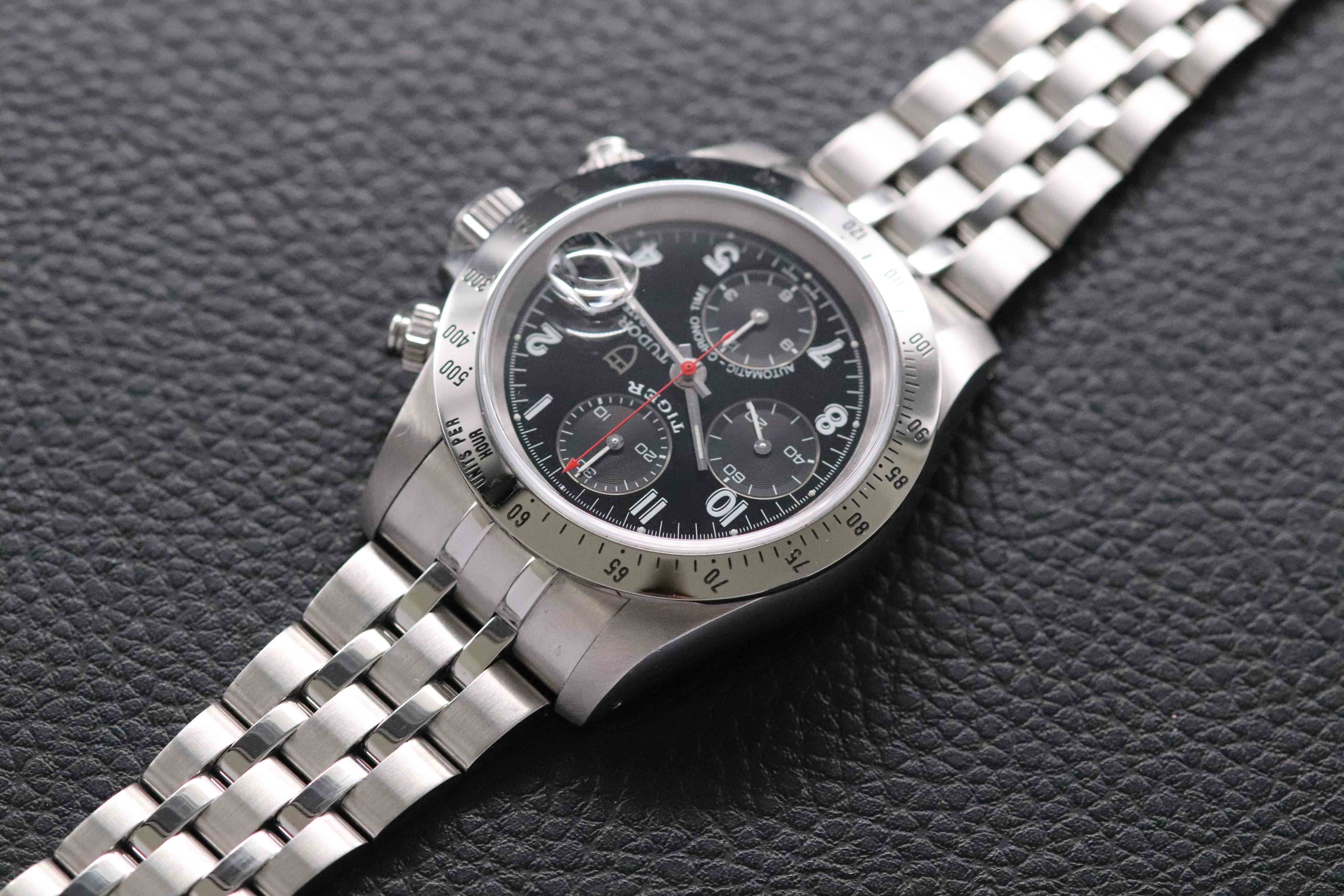 Tudor Oysterdate Small Block 79280 Black Dial 2000