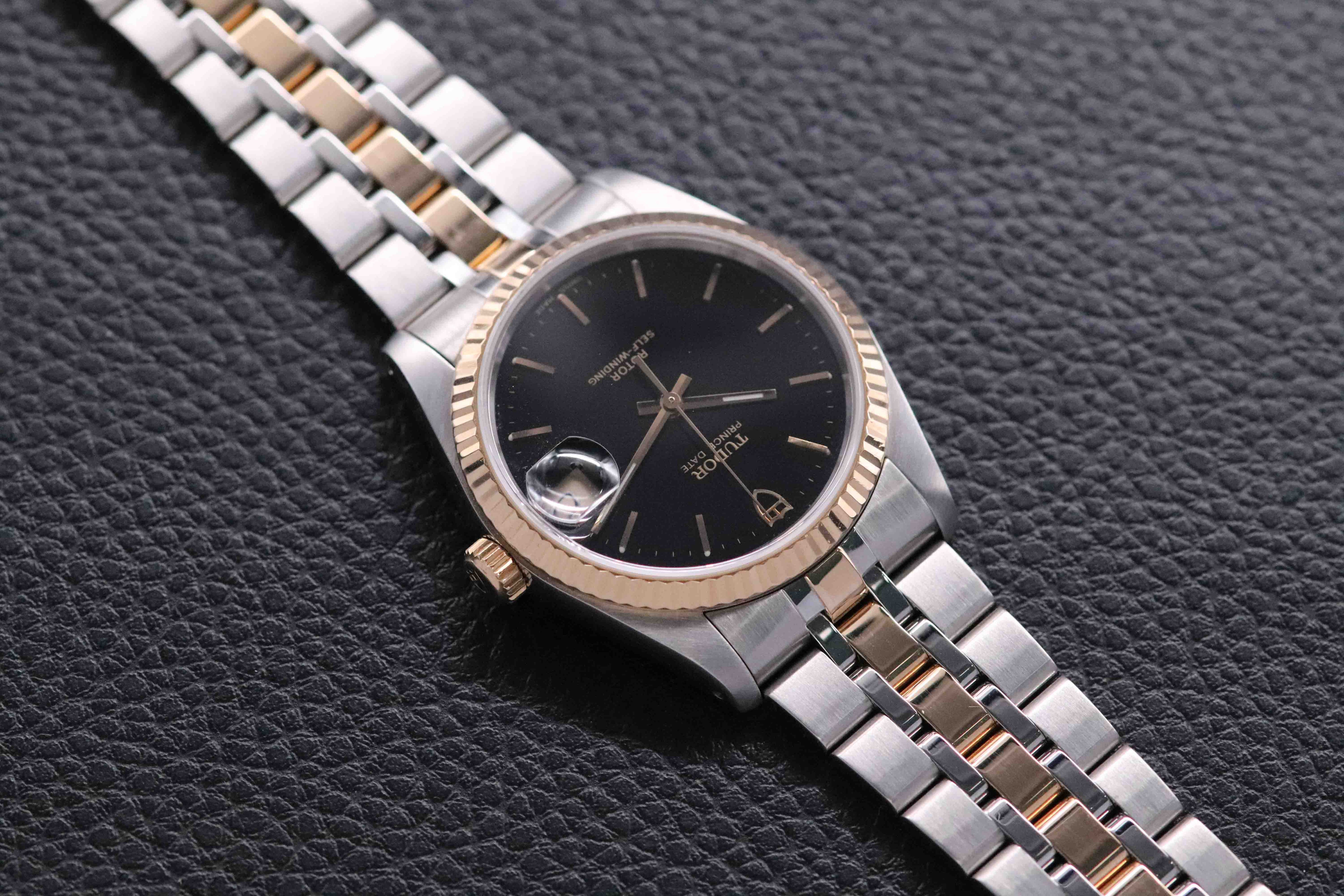 Tudor Prince Date 74033 Black Dial 2004