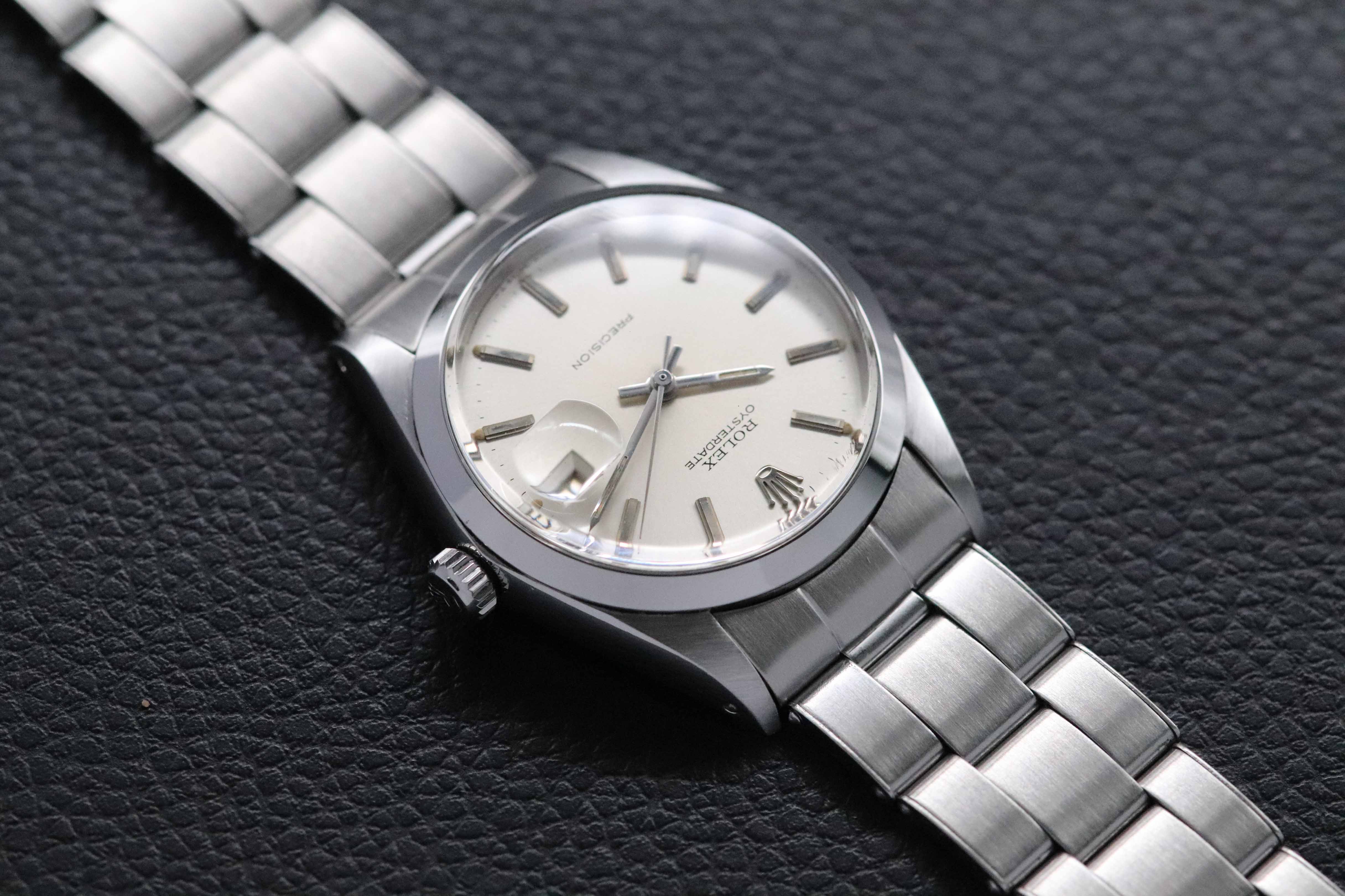Rolex Oysterdate 6694 Silver Dial 1968