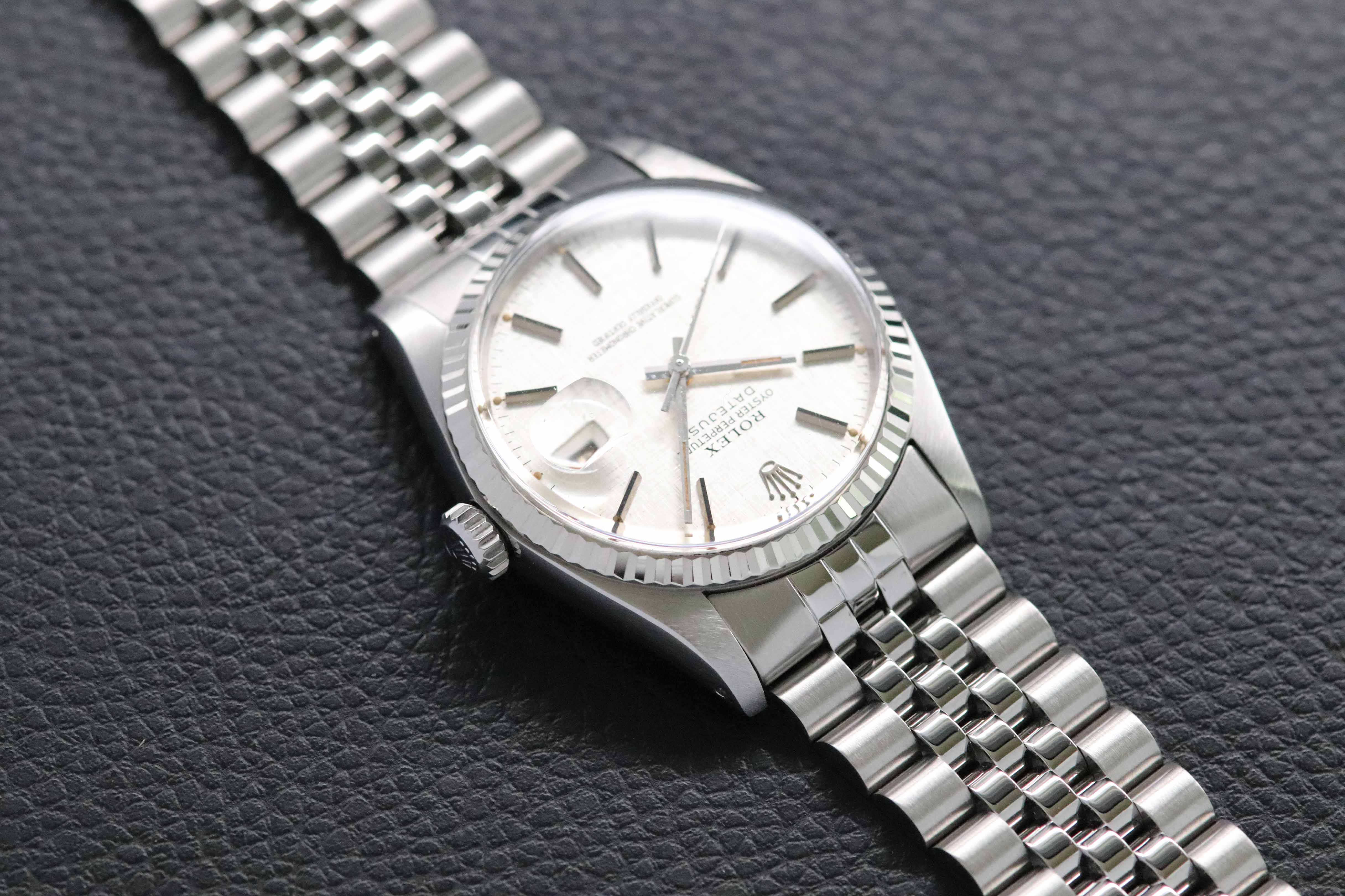 Rolex Datejust 16014 Silver Linen Dial 1979