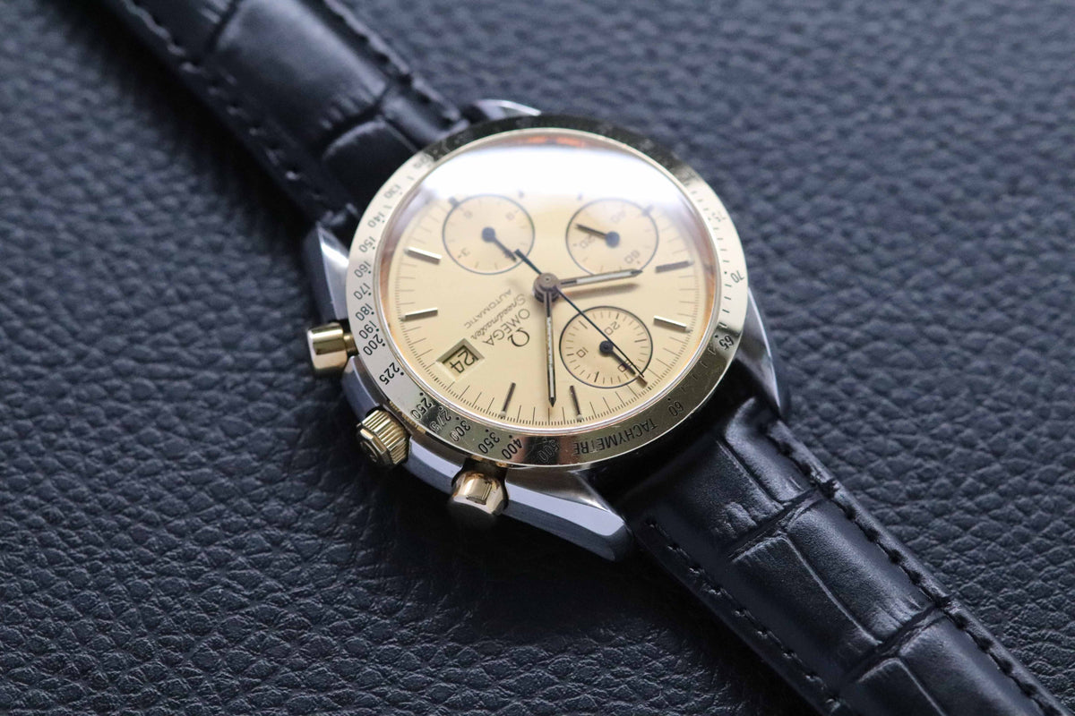 Omega Speedmaster Date 3311.10 Gold Dial 1995