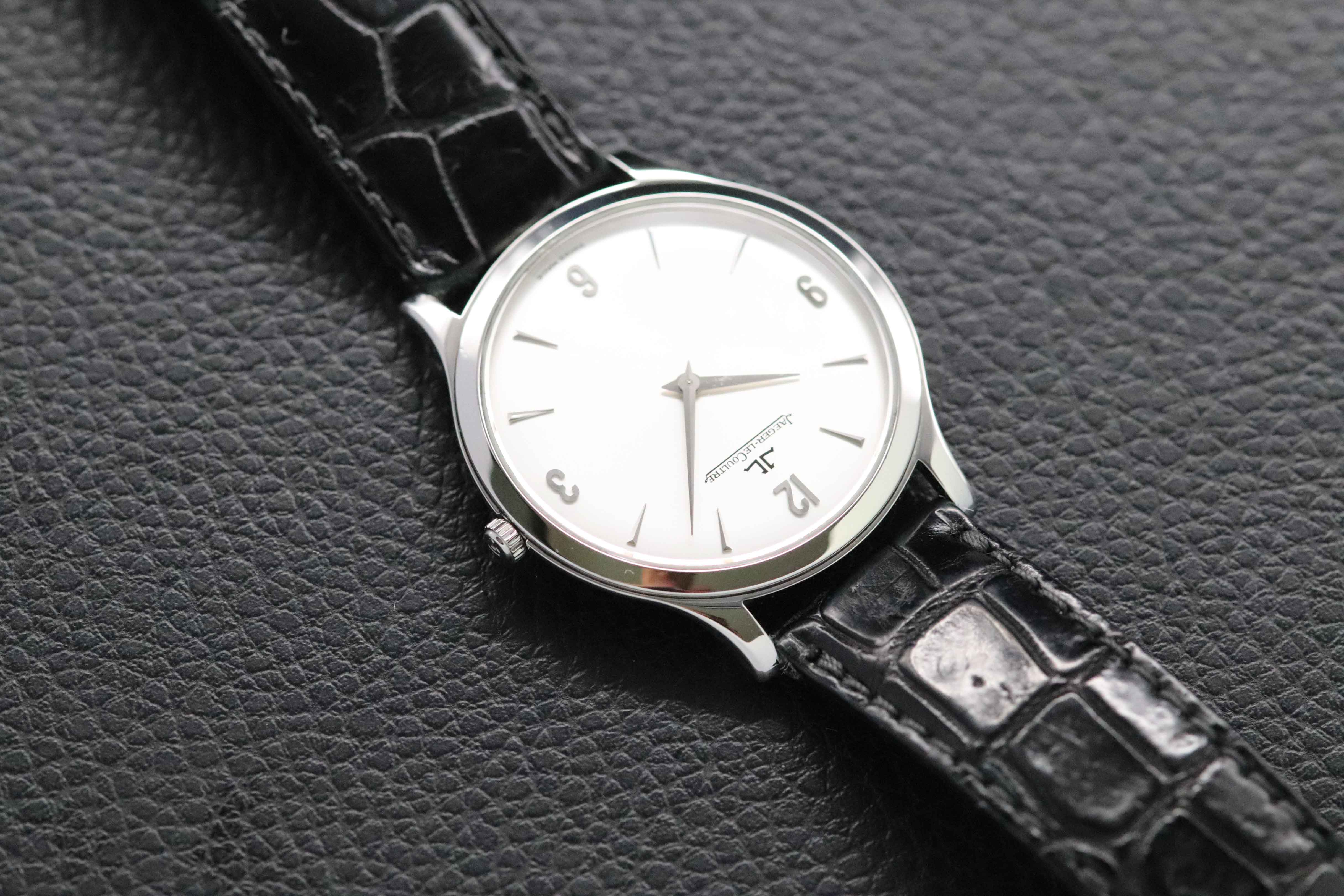 Jaeger-LeCoultre Master Ultra Thin 145.8.79.S Quadrante argento 2002