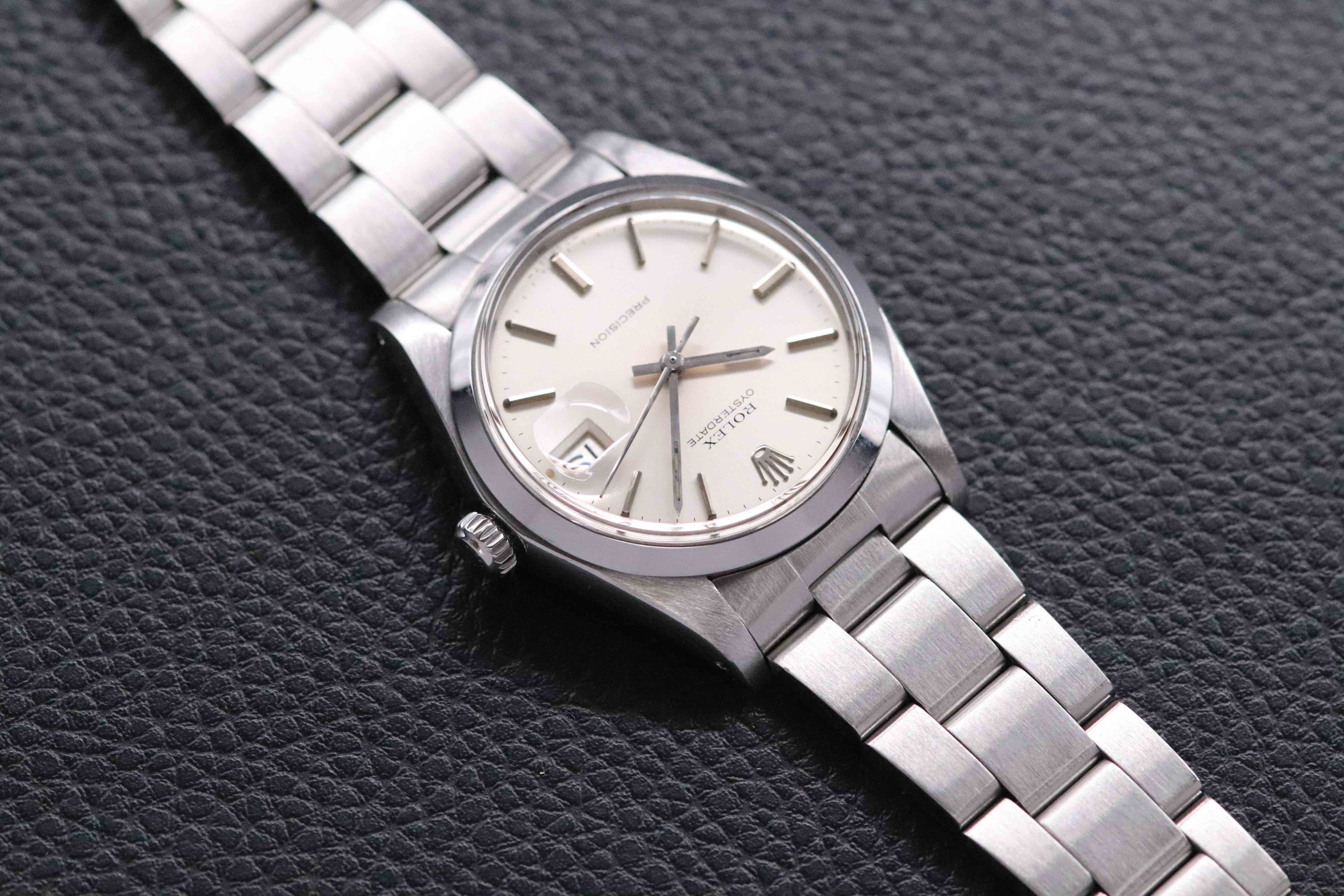 Rolex Oysterdate Precision 6694 Silver Dial 1981