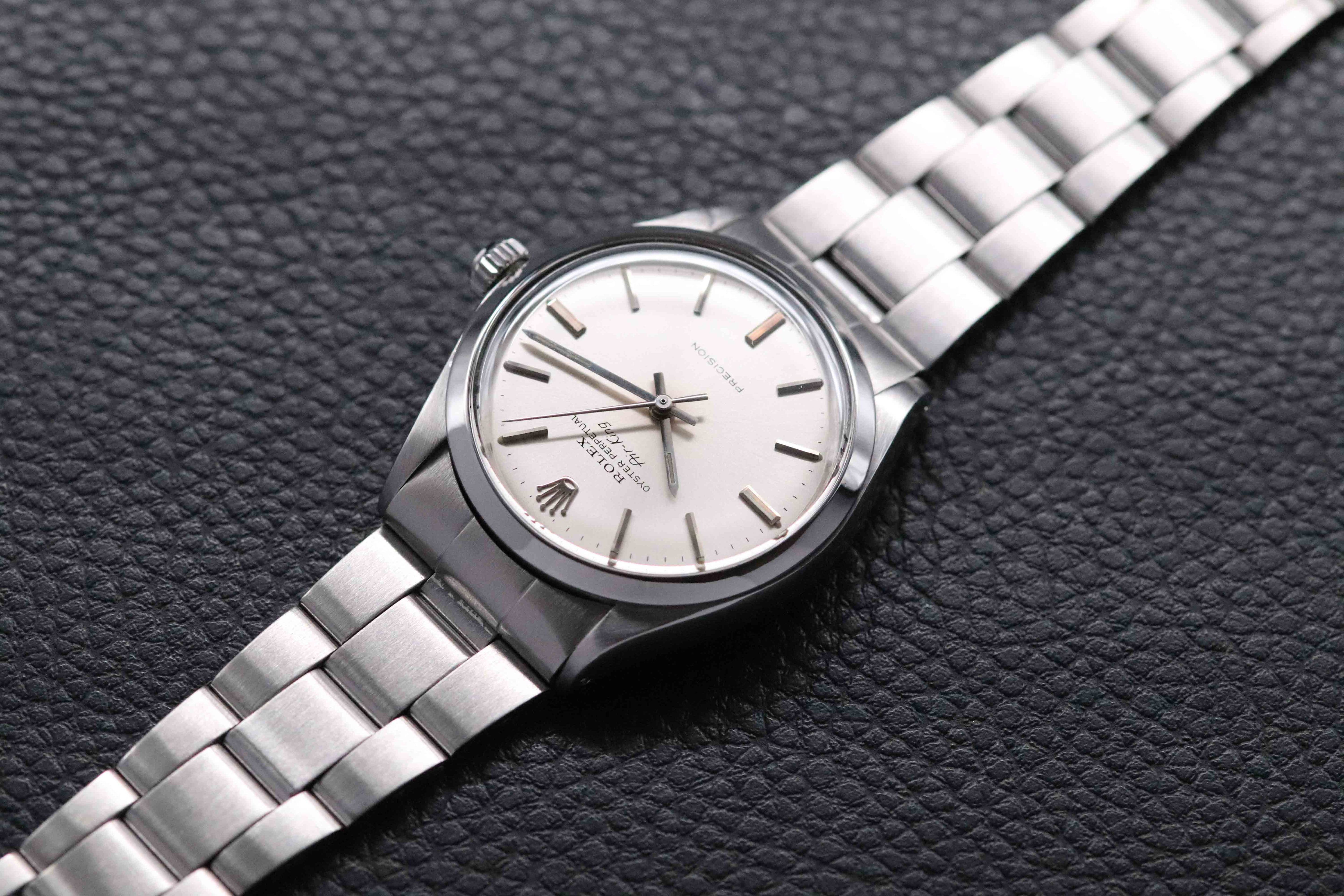 Rolex Air-King 5500 Silver Dial 1971
