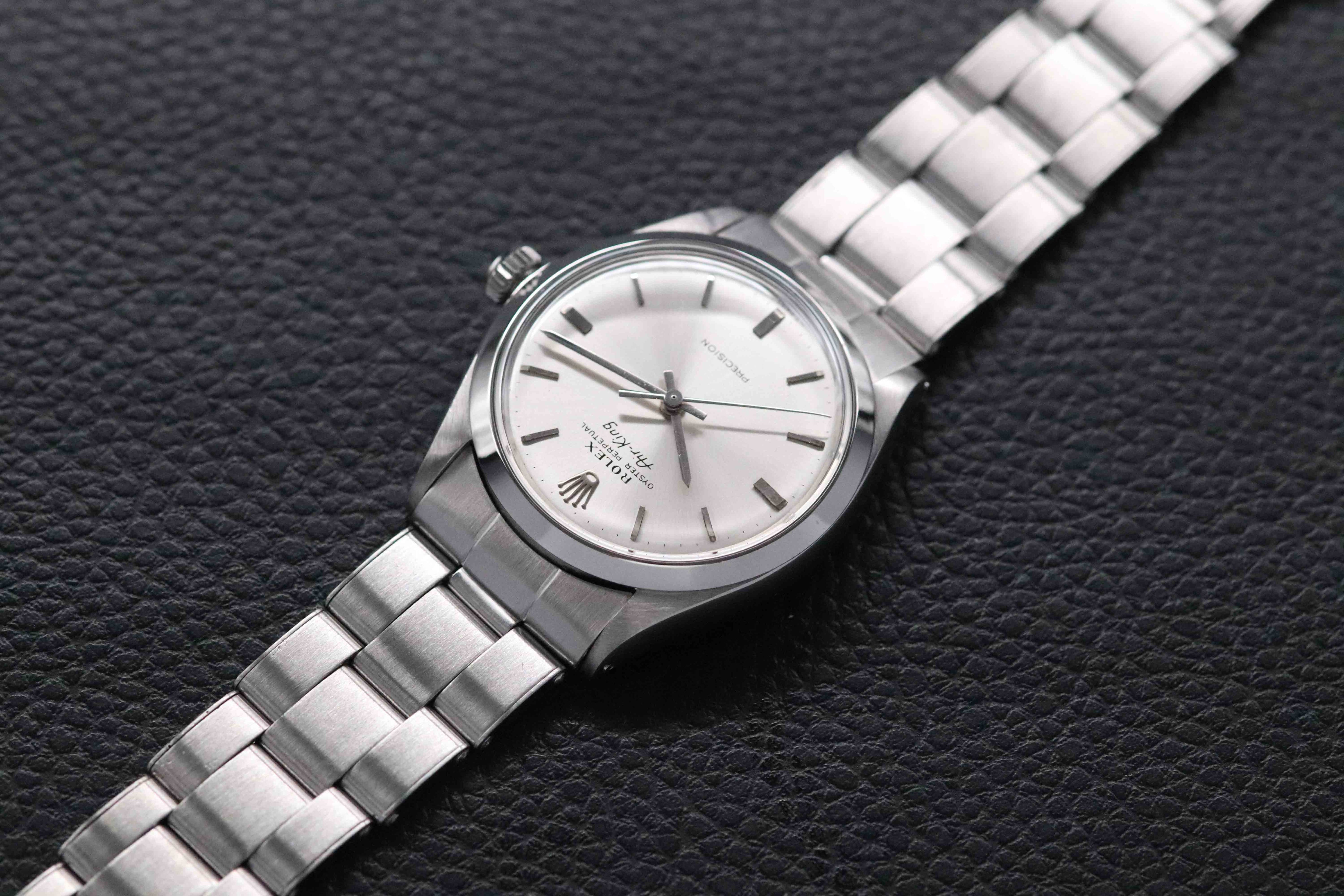 Rolex Air-King 5500 Silver Dial 1968