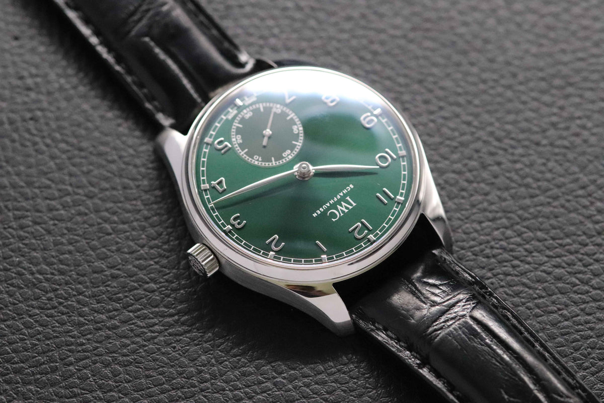 IWC Portugieser Automatic 40 IW358310 Green Dial Fullset 2023 Box+Papers
