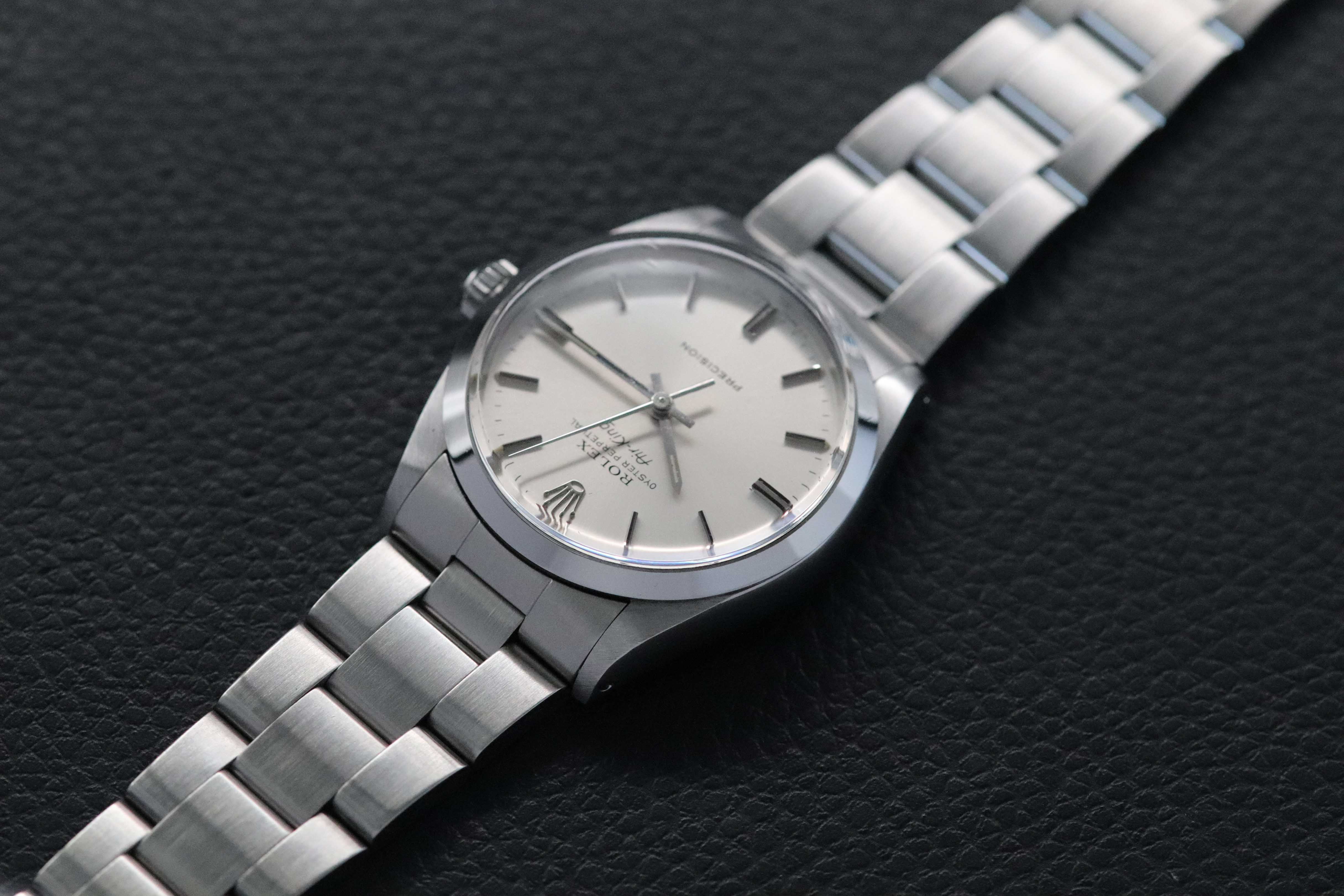 Rolex Air-King 5500 Silver Dial 1988