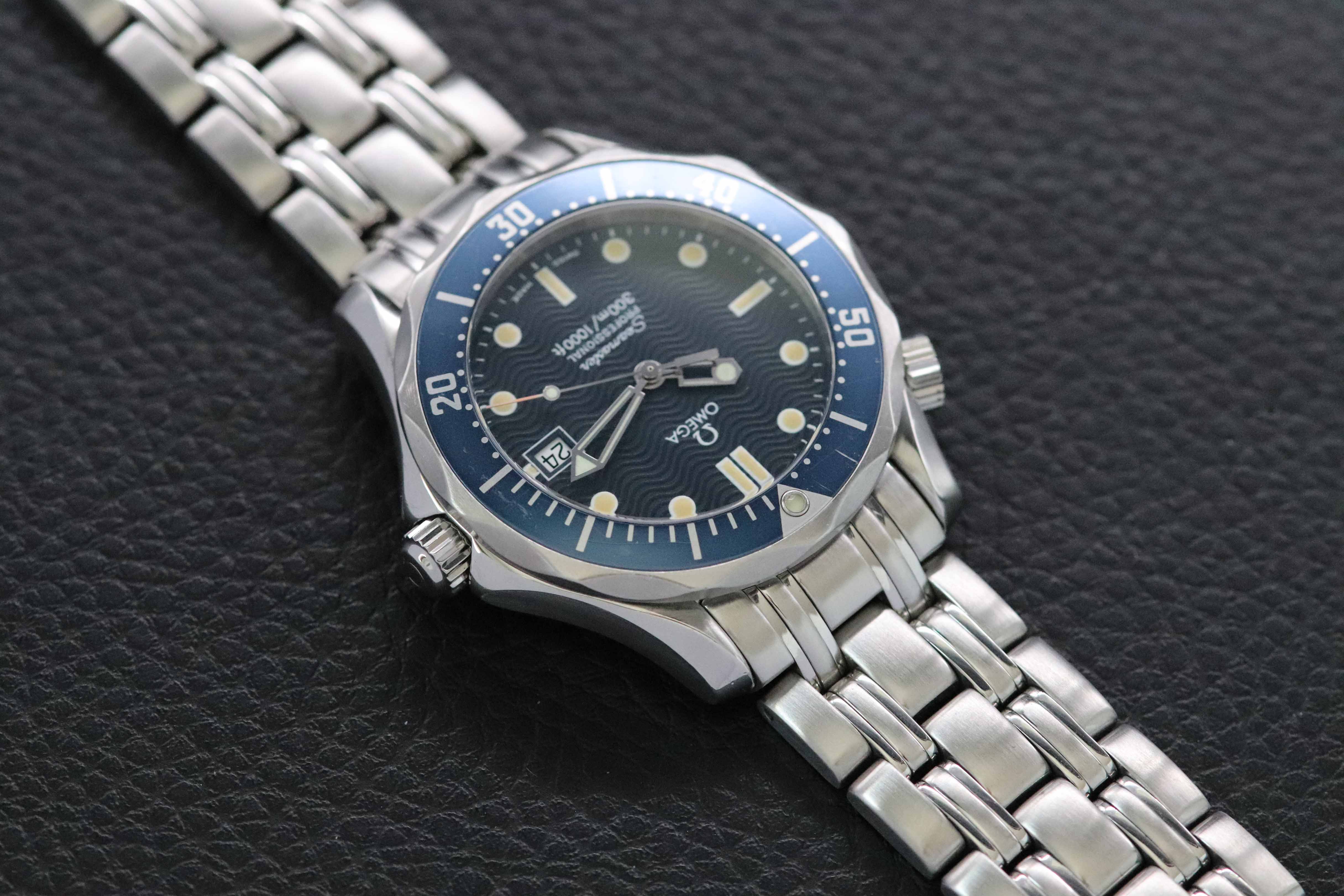 Omega Seamaster 300 2561.80 Blue Dial Fullset 1995 Box+Papers