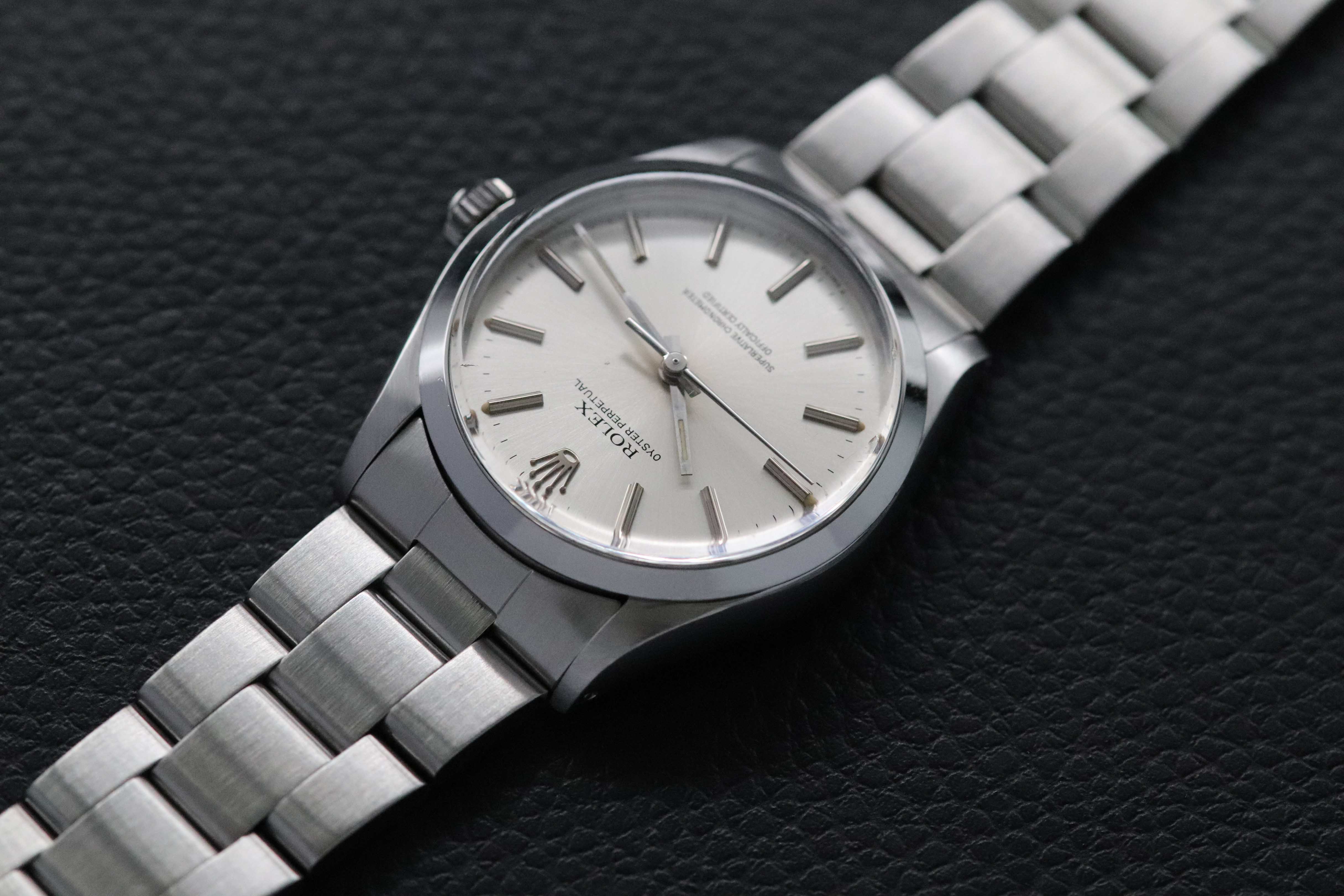 Rolex Oyster Perpetual 1002 with Silver Dial, 1986