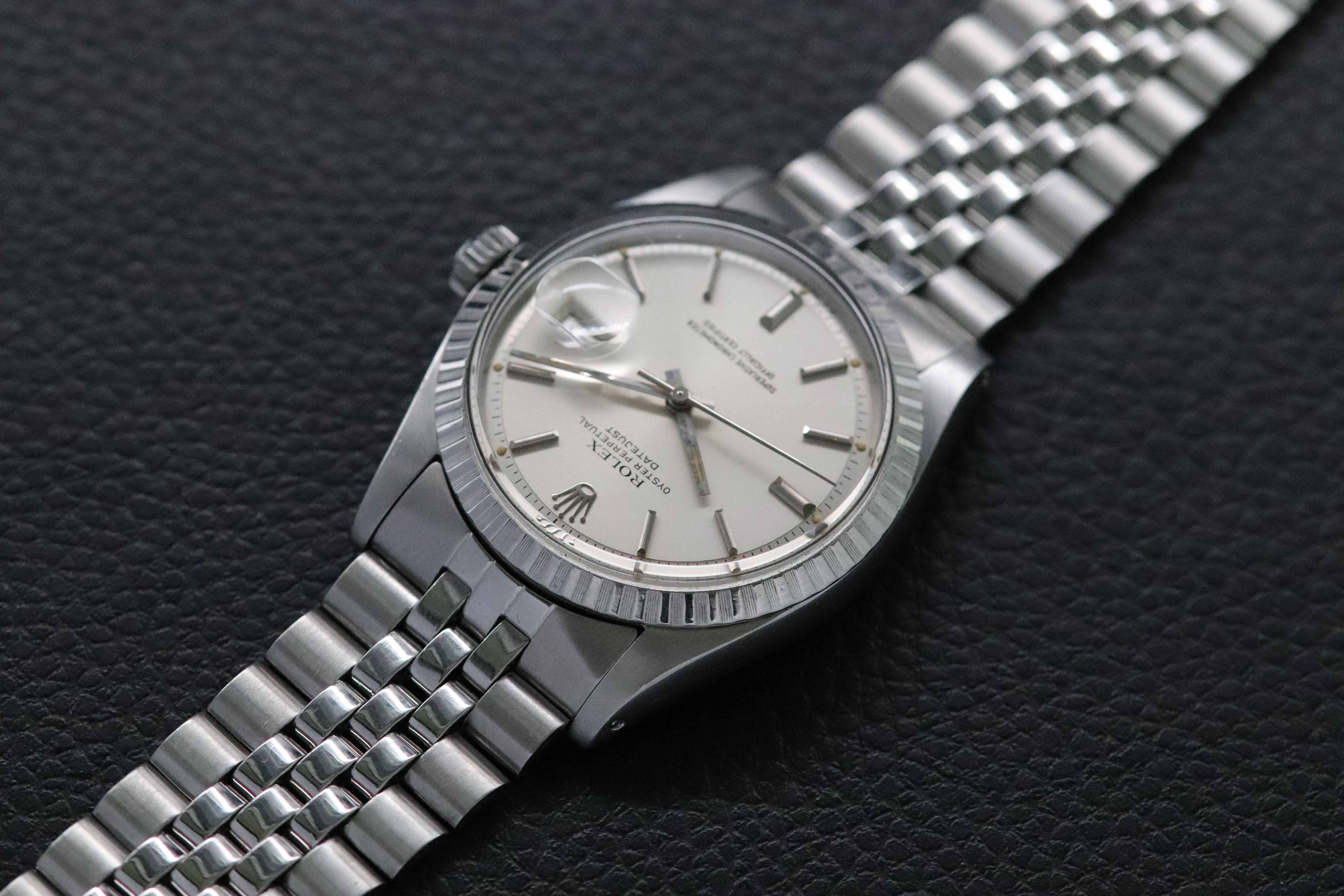 Rolex Datejust 1603 Esfera Plata 1973