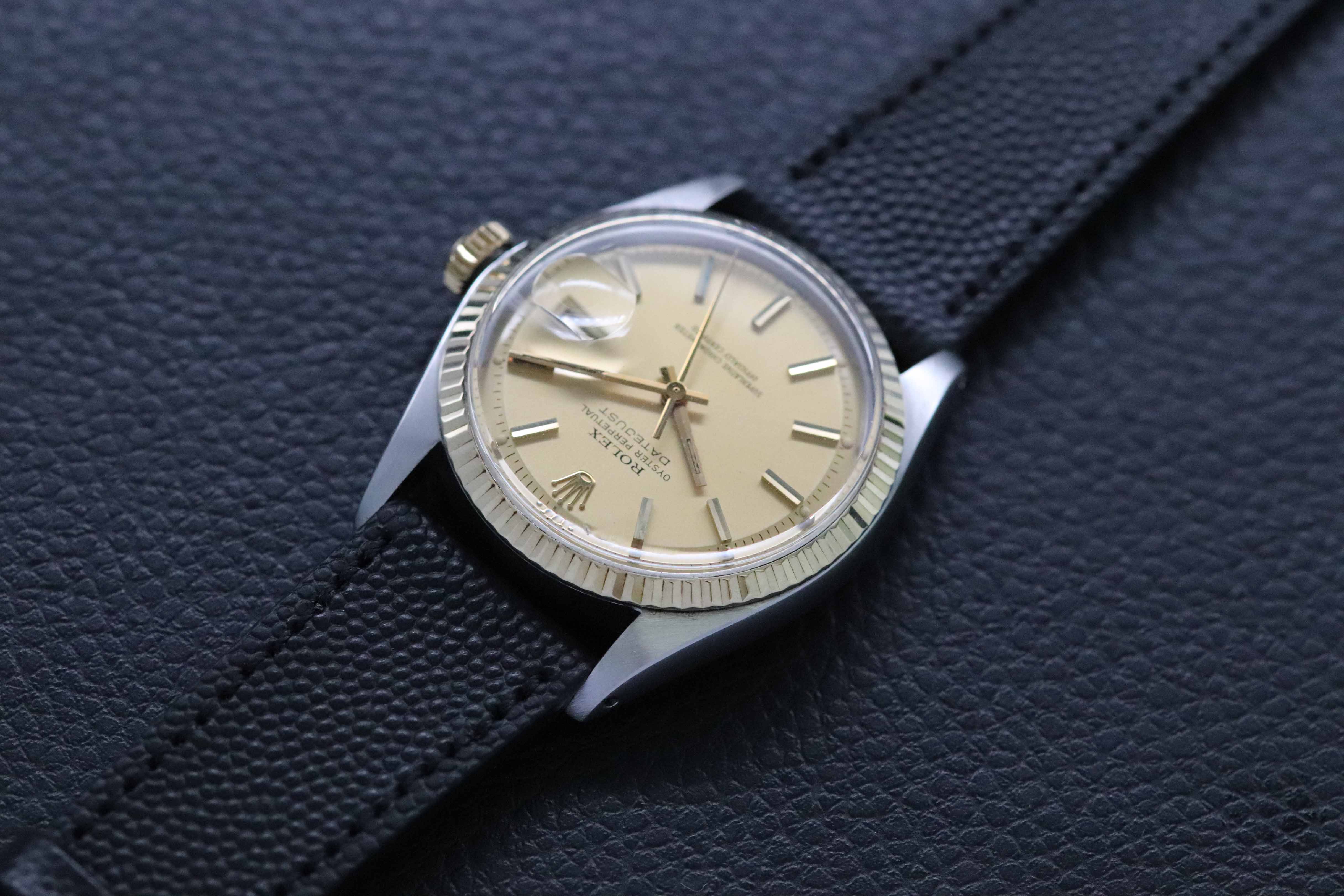 Rolex Datejust 1601 Gold Dial 1977