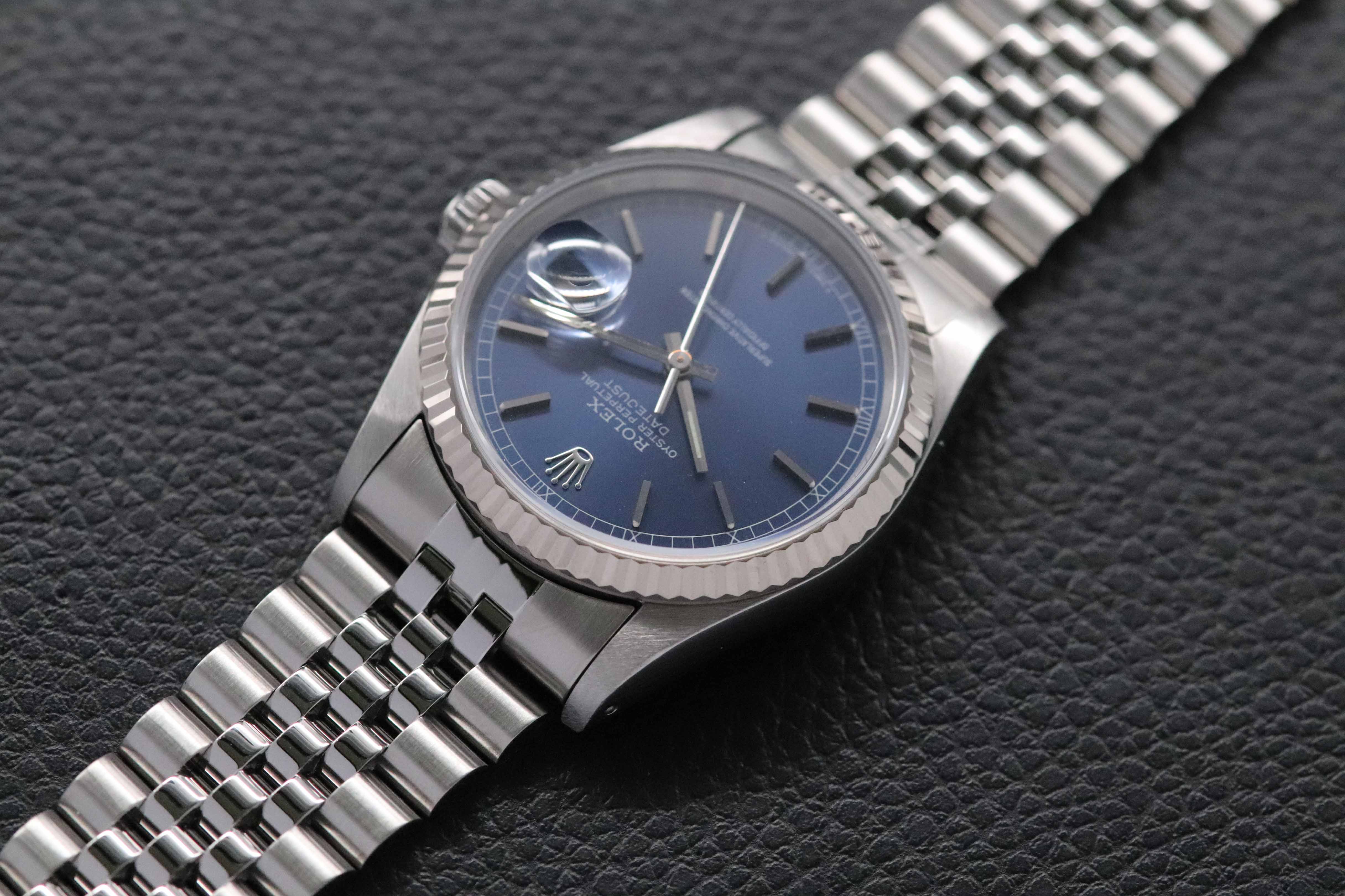 Rolex Datejust 16234 Blue Dial 1988