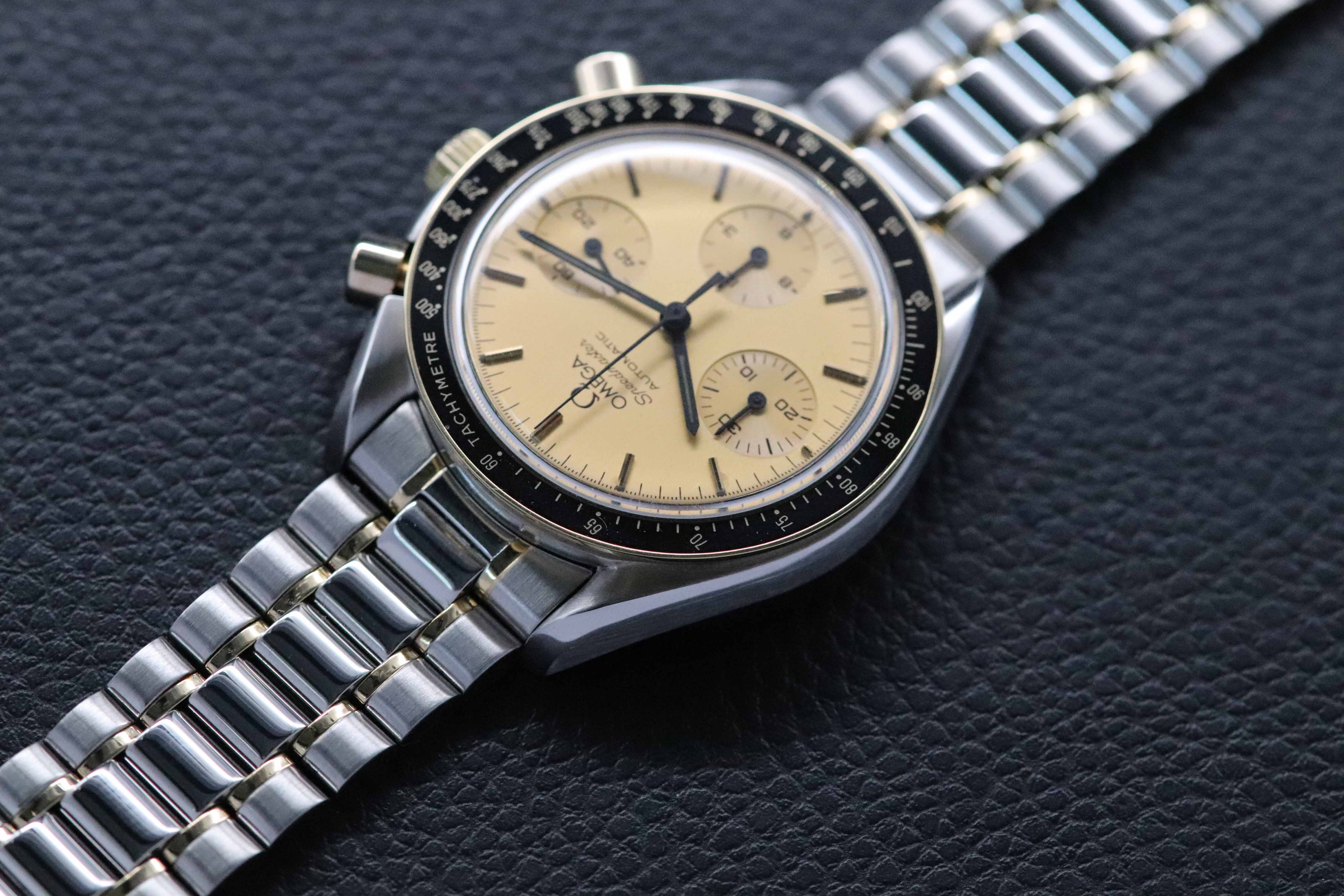 Omega Speedmaster Reduced 3310.10 Gold Dial 1989