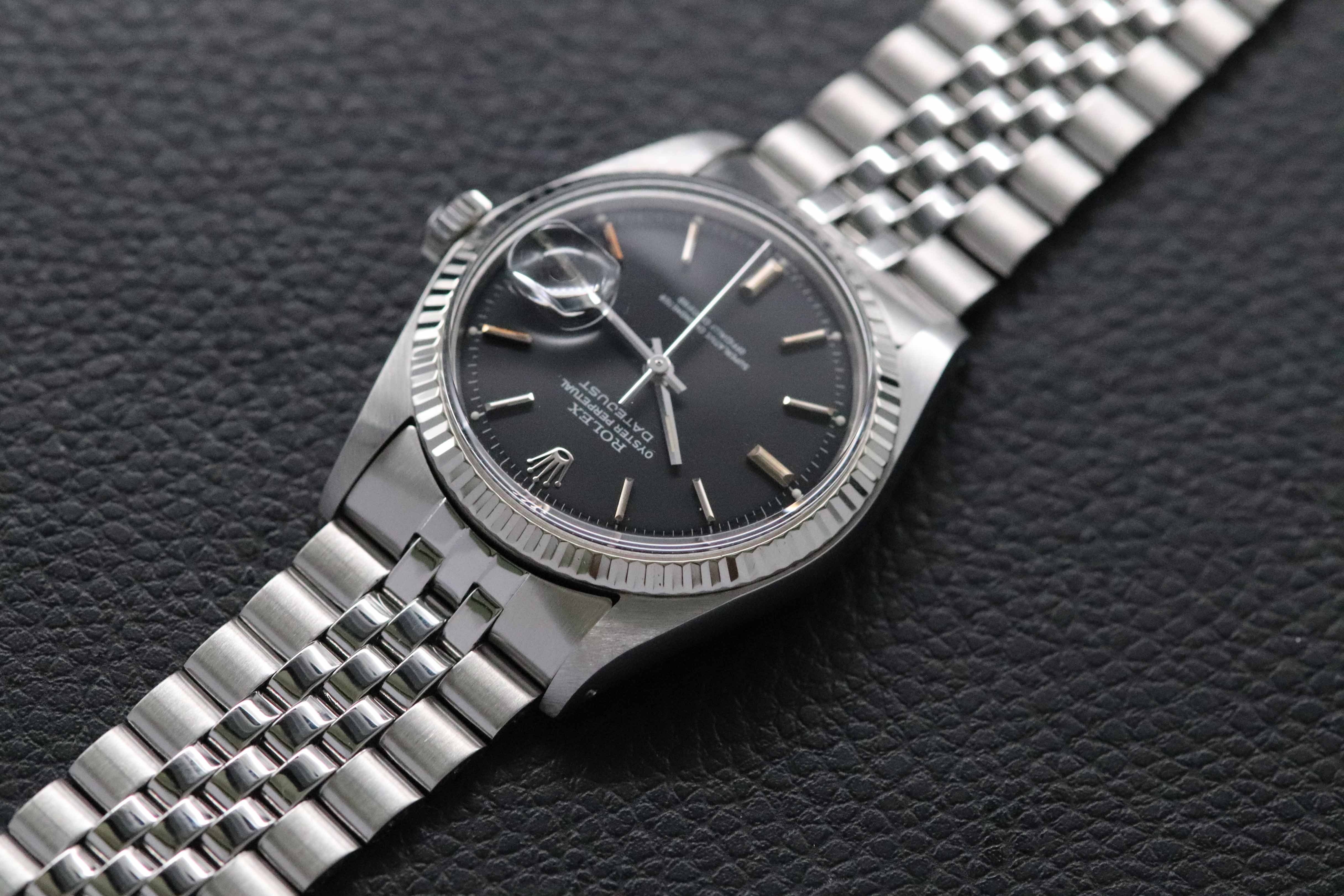 Rolex Datejust 1601 Quadrante Nero 1976