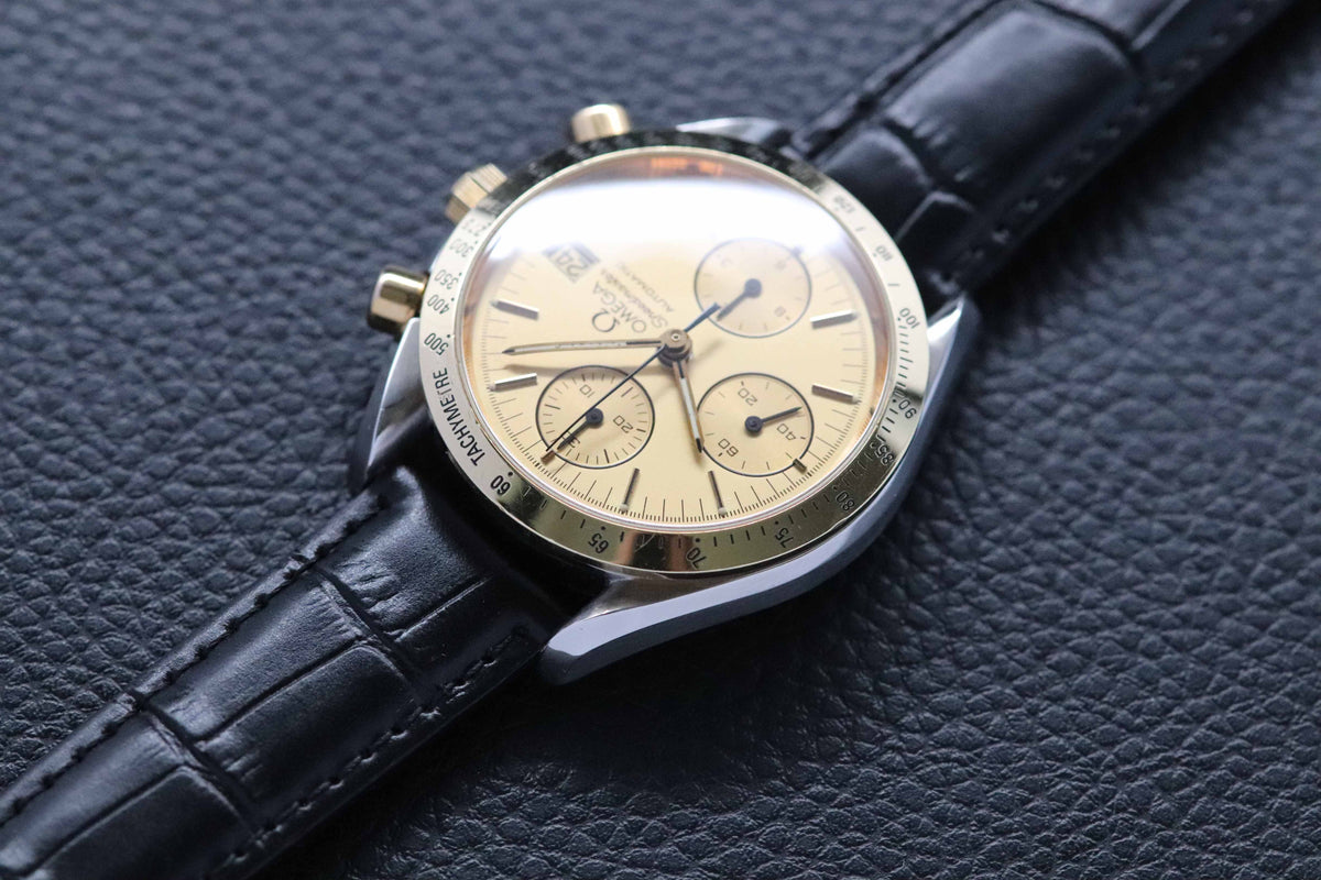 Omega Speedmaster Date 3311.10 Gold Dial 1995