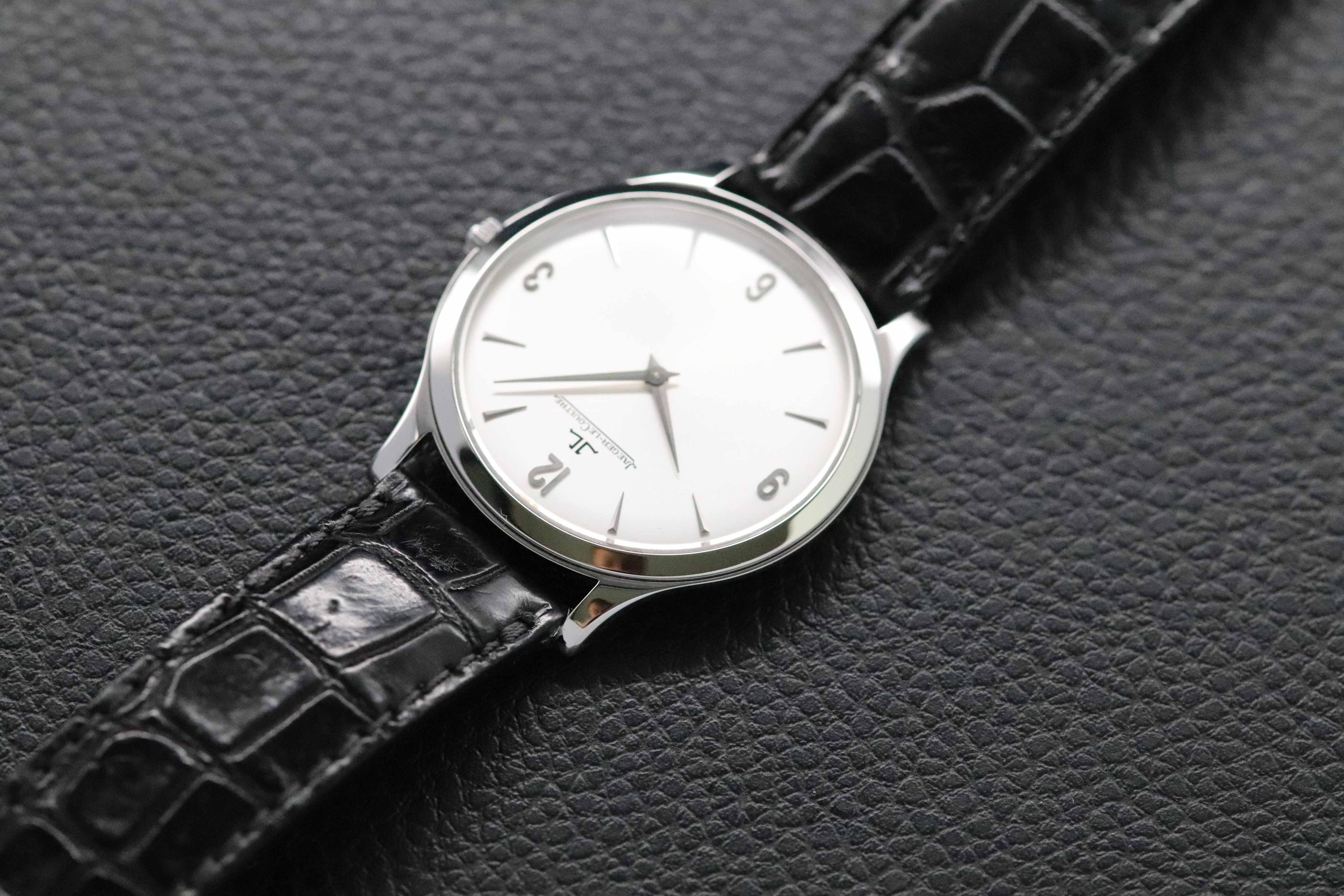 Jaeger-LeCoultre Master Ultra Thin 145.8.79.S Quadrante argento 2002