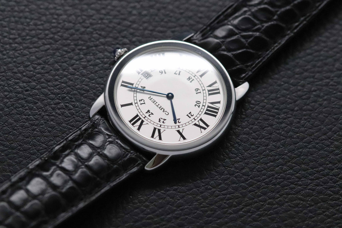 Cartier Ronde Solo W6700255 Silver Dial 2013