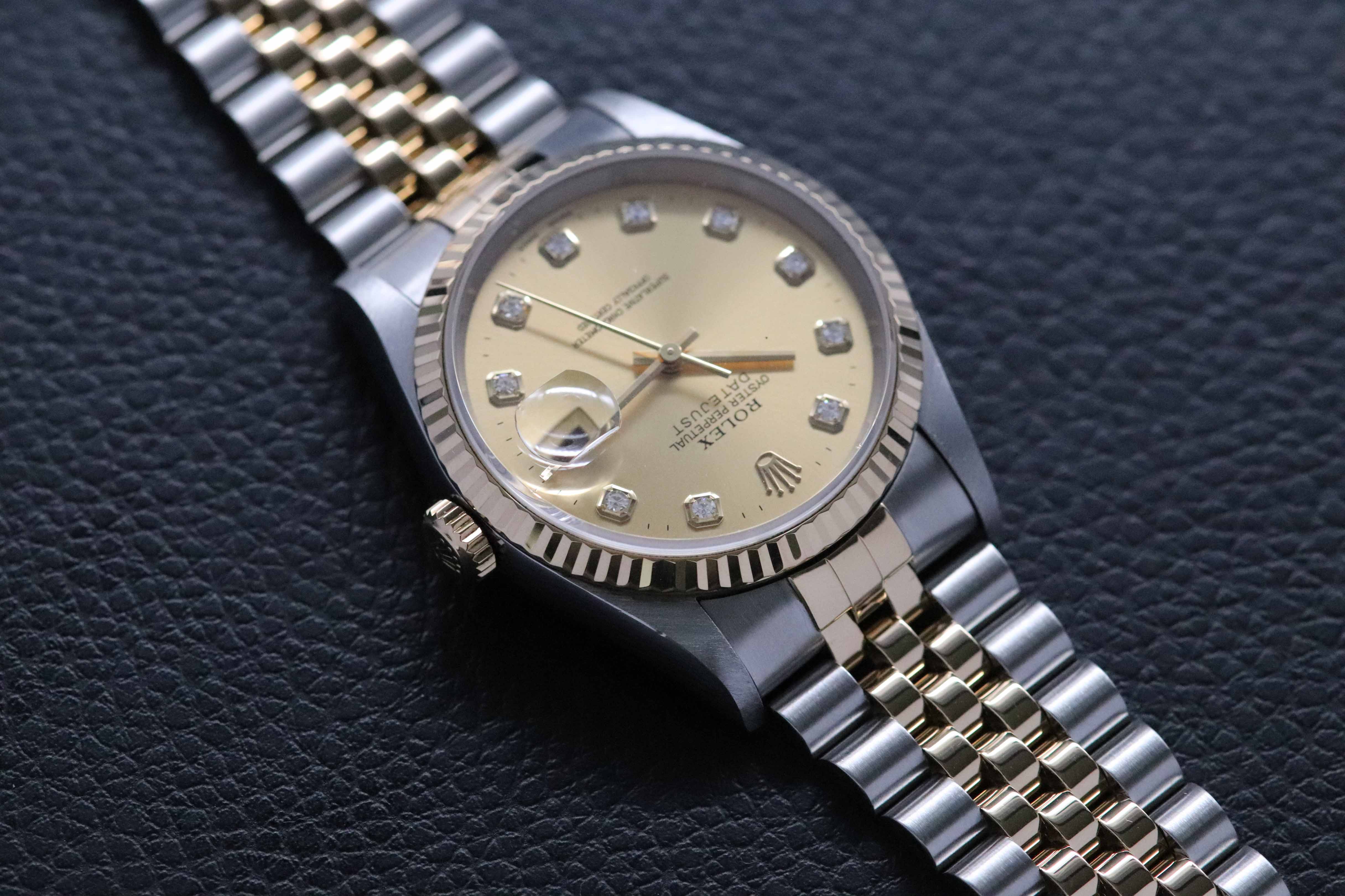 Rolex Datejust 16233G Fullset 1999 Box+Papers