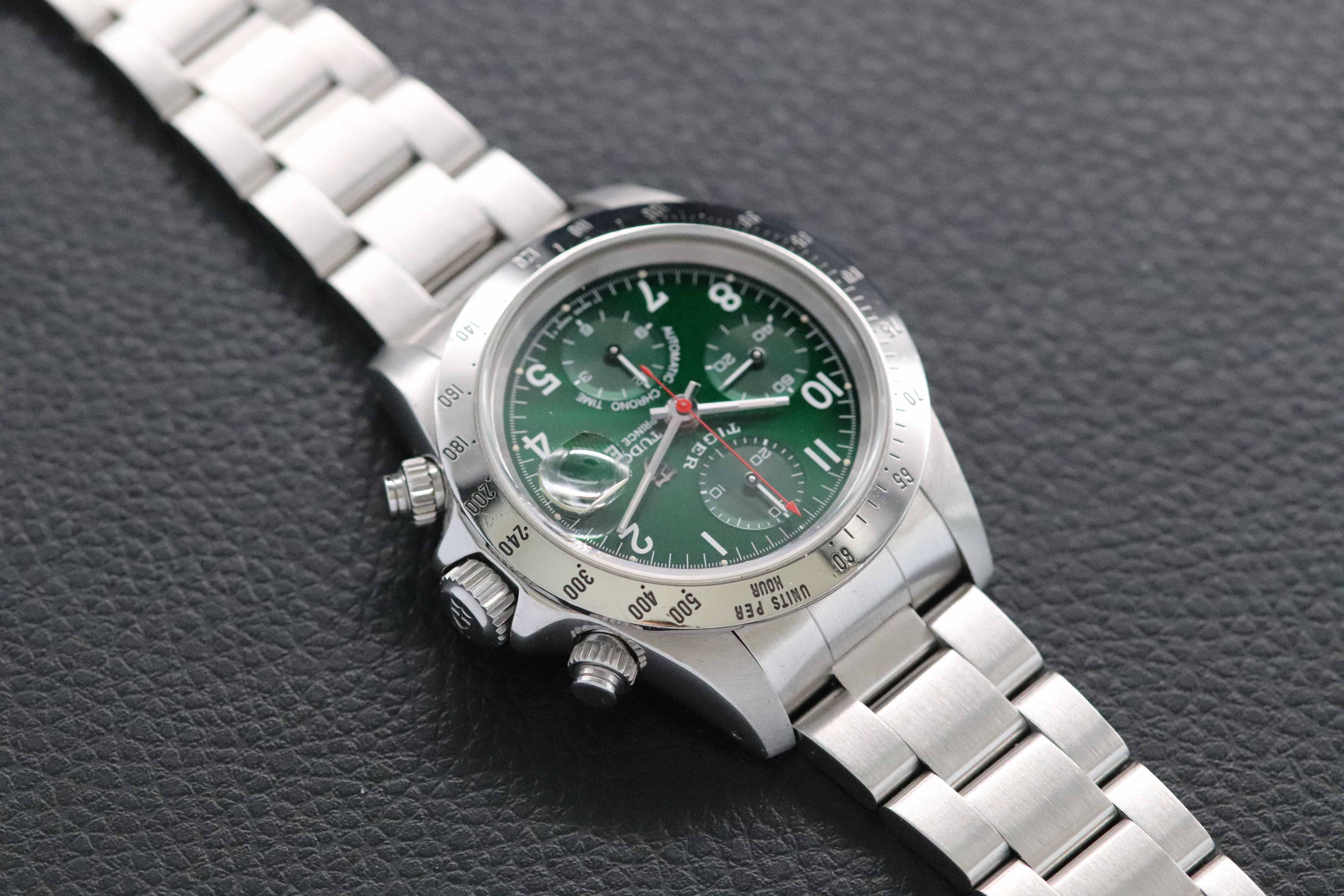 Tudor Oysterdate Small Block 79280 Esfera Verde 1999