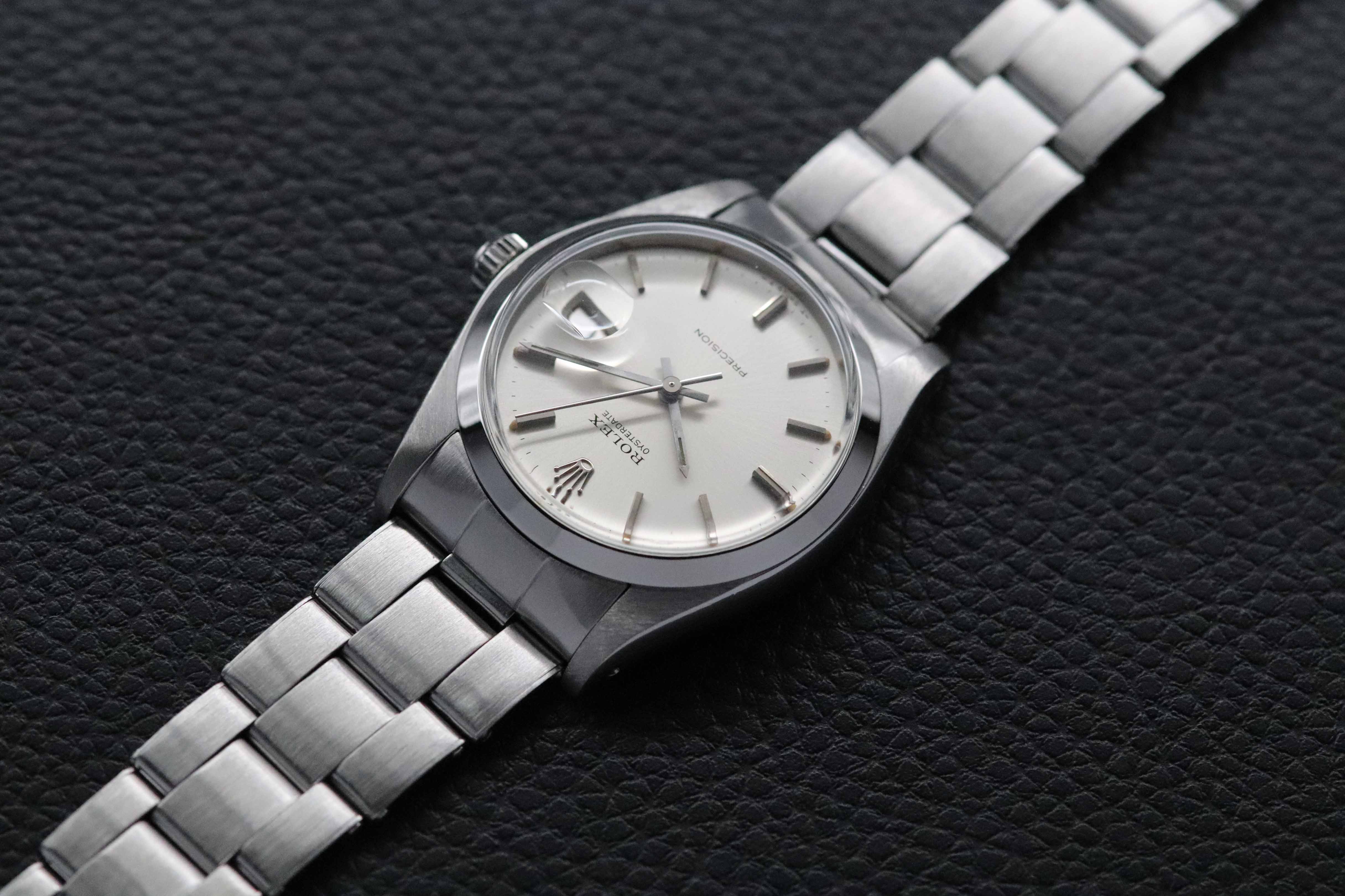 Rolex Oysterdate 6694 Silver Dial 1977