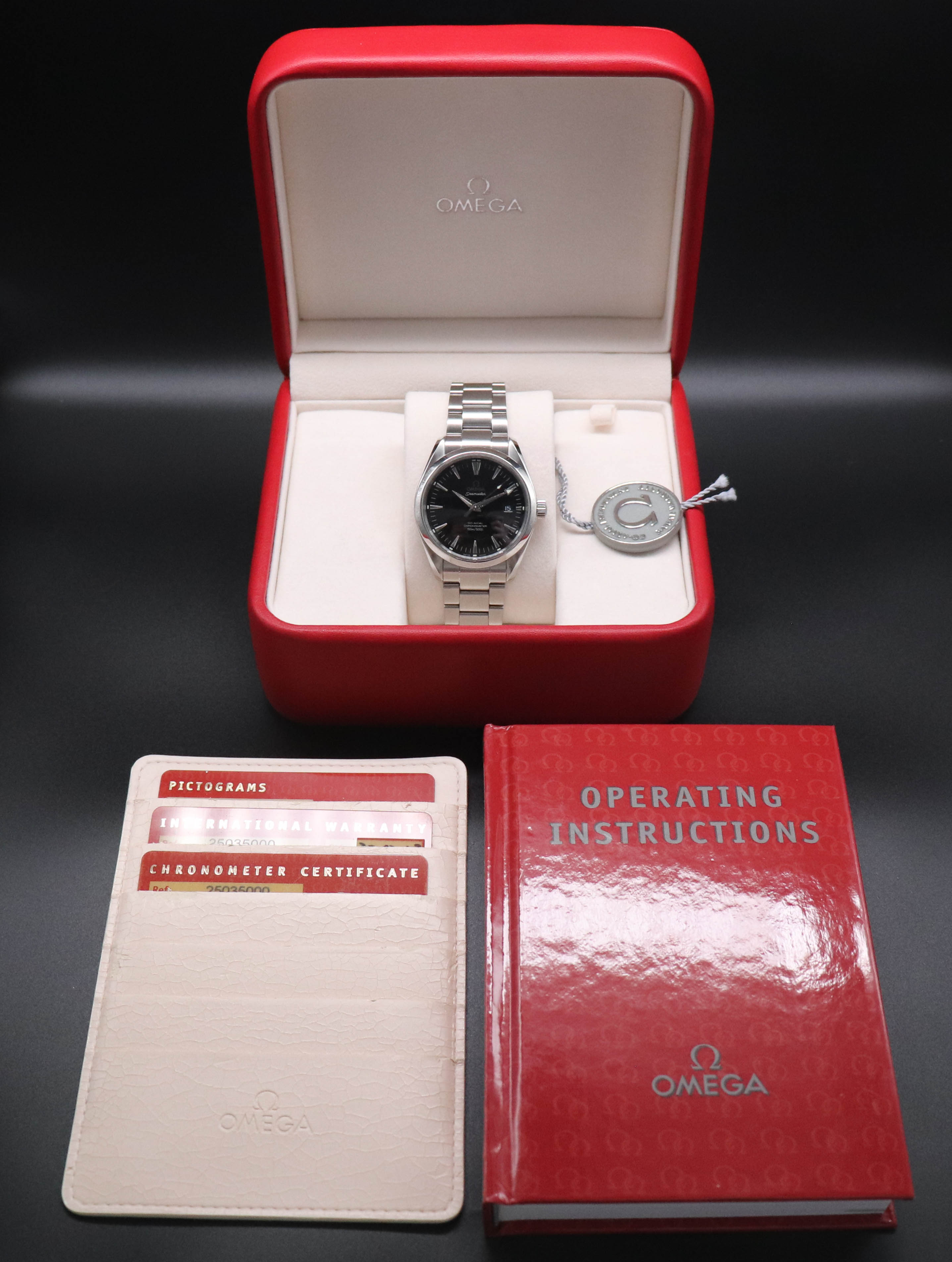 Omega Seamaster Aqua Terra 2503.50 Fullset 2003 Box+Papers