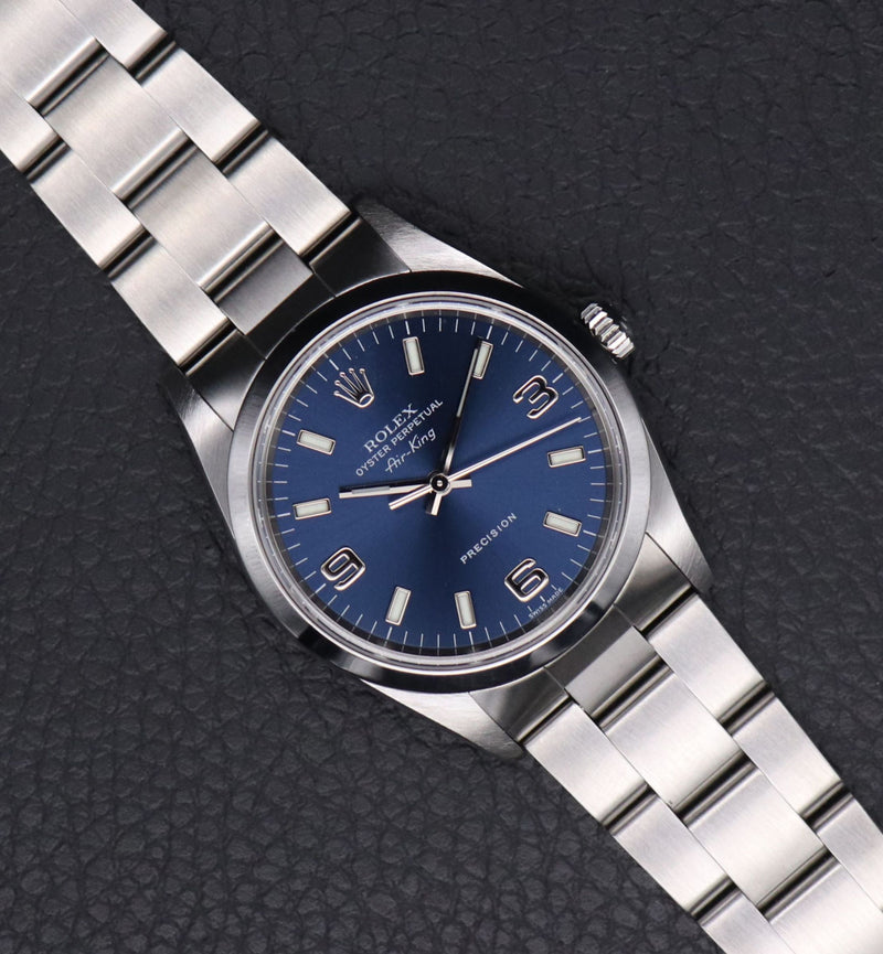 Rolex Air King 14000 Blue NOS