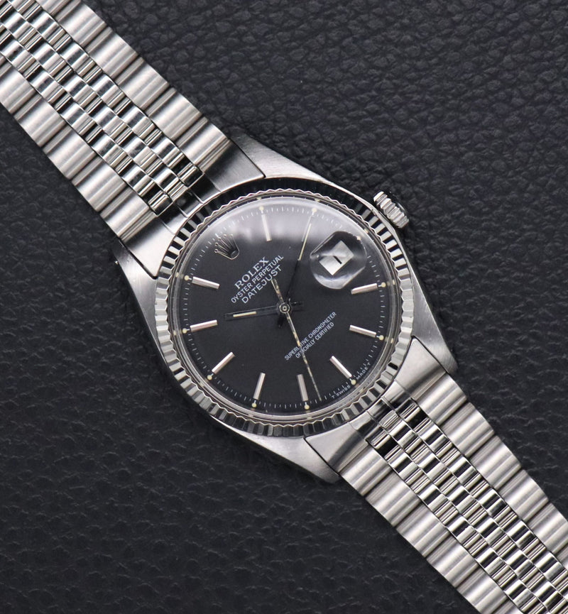Rolex Datejust 1601 Black Dial