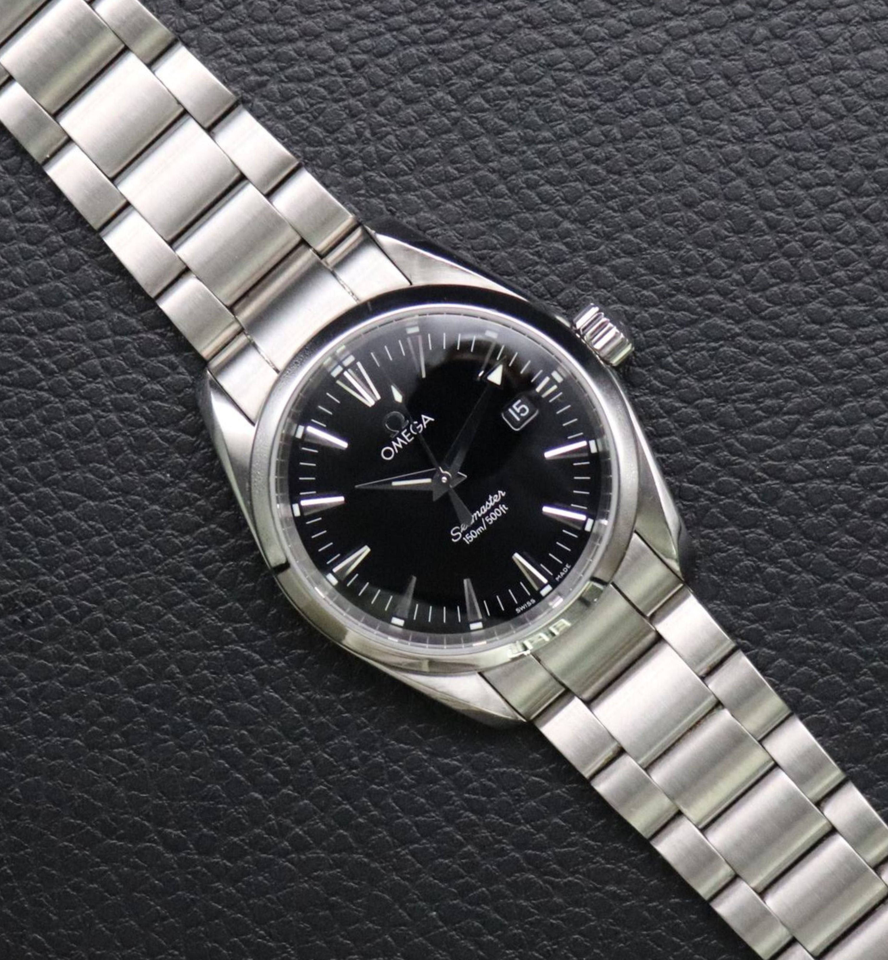 Omega Seamaster Aqua Terra 2518.50 Black Dial 2007 Papers