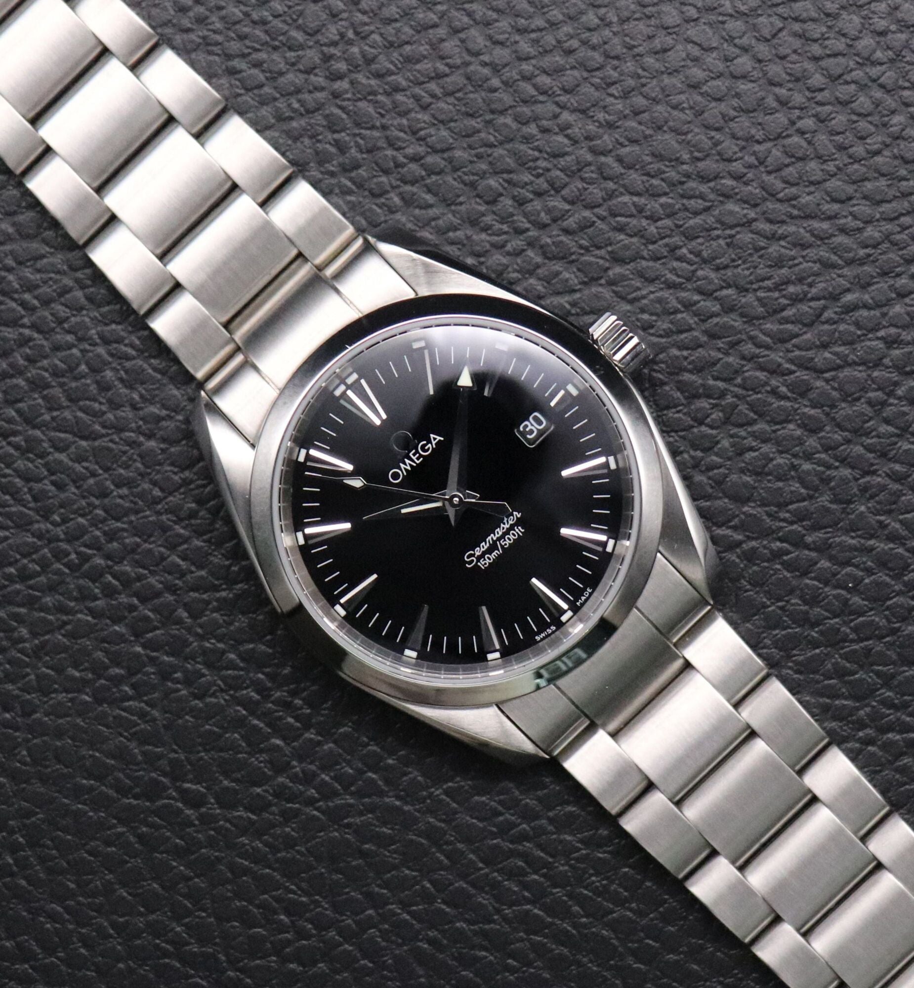 Omega Seamaster Aqua Terra 2518.50 Black Dial 1998