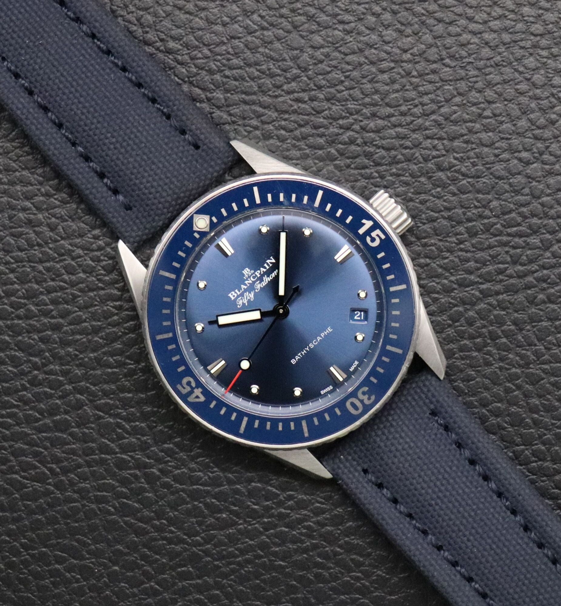 Blancpain Fifty Fathoms Bathyscape 5100-1140-O52A Fullset 2023 Box+Papers
