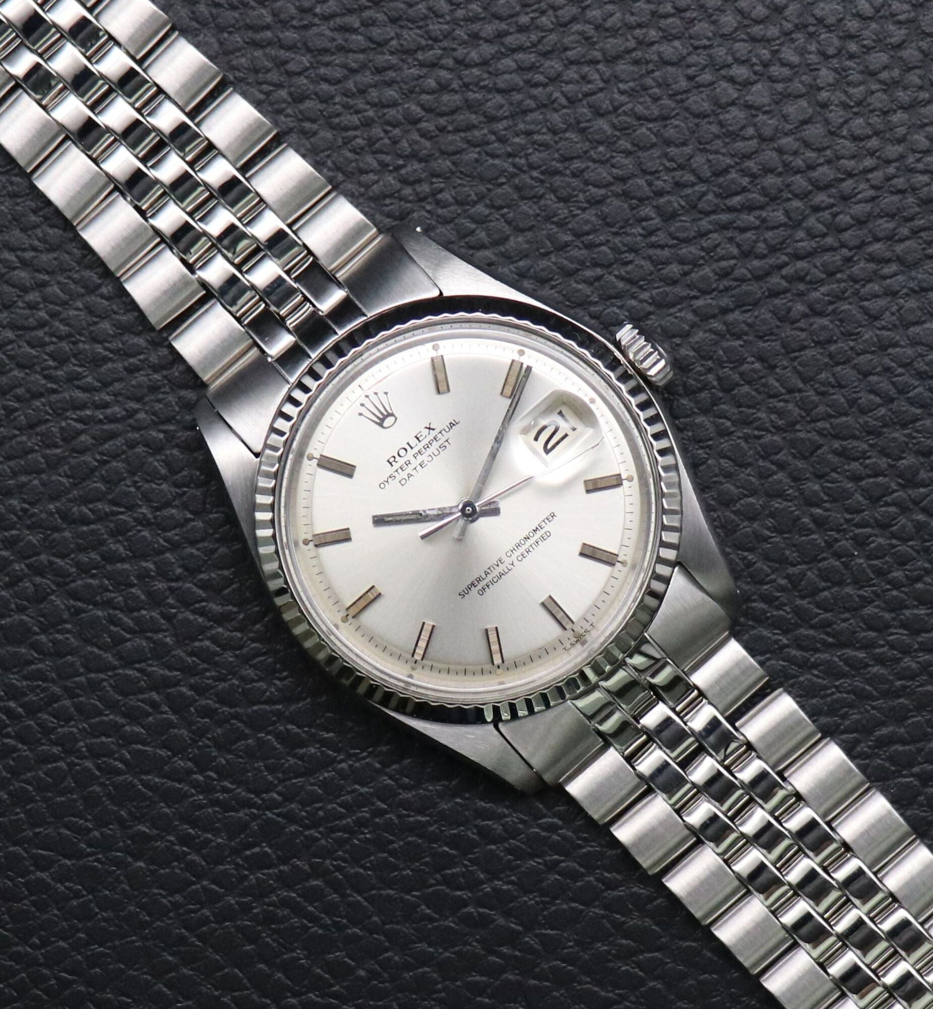 Rolex Datejust 1601 Silver Dial 1970