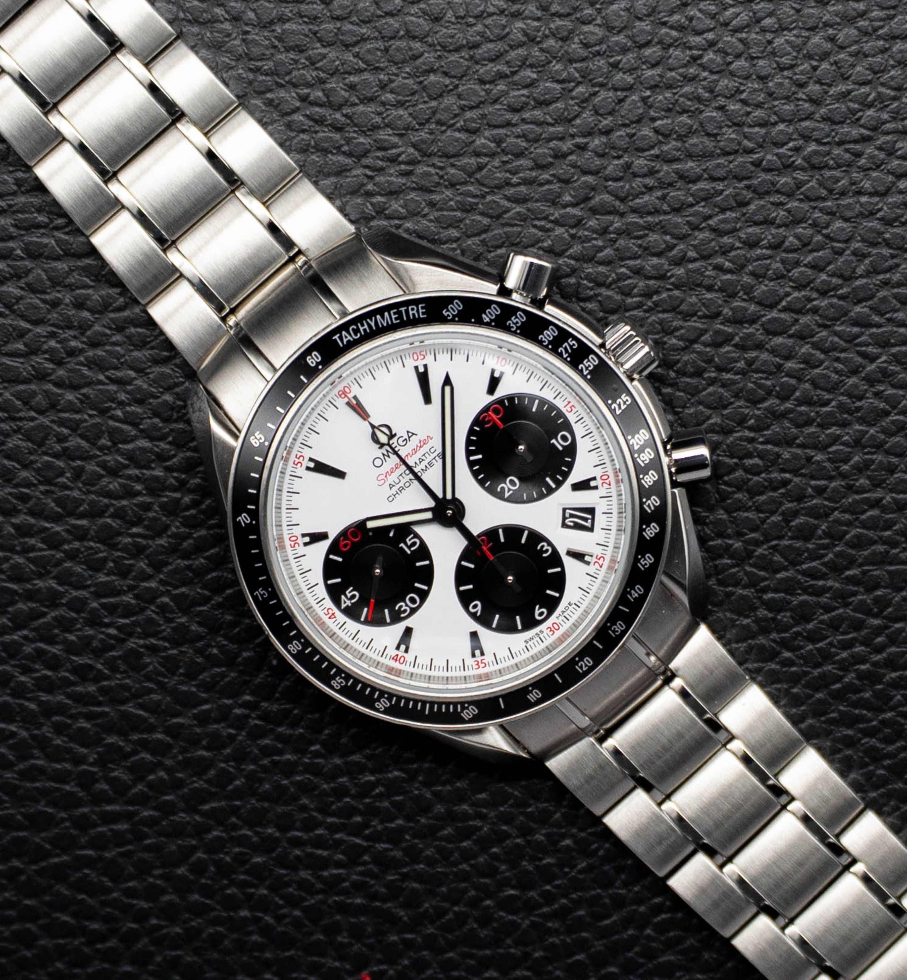 Omega Speedmaster Date 323.30.40.40.04.001 Albino Fullset 2013 Box+Paper