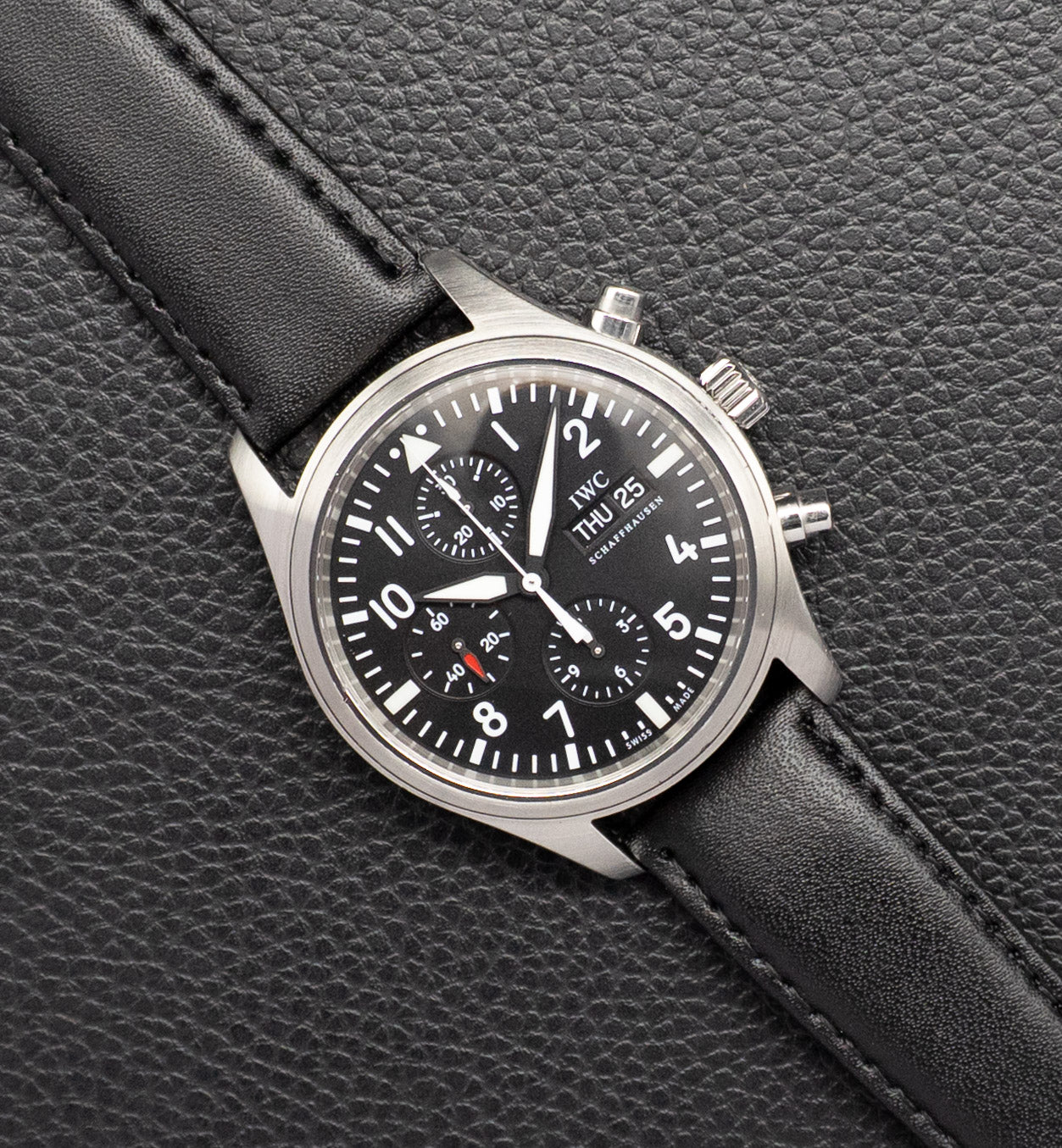 IWC Pilot's Watch Chronograph IW371701 Black Dial 2011