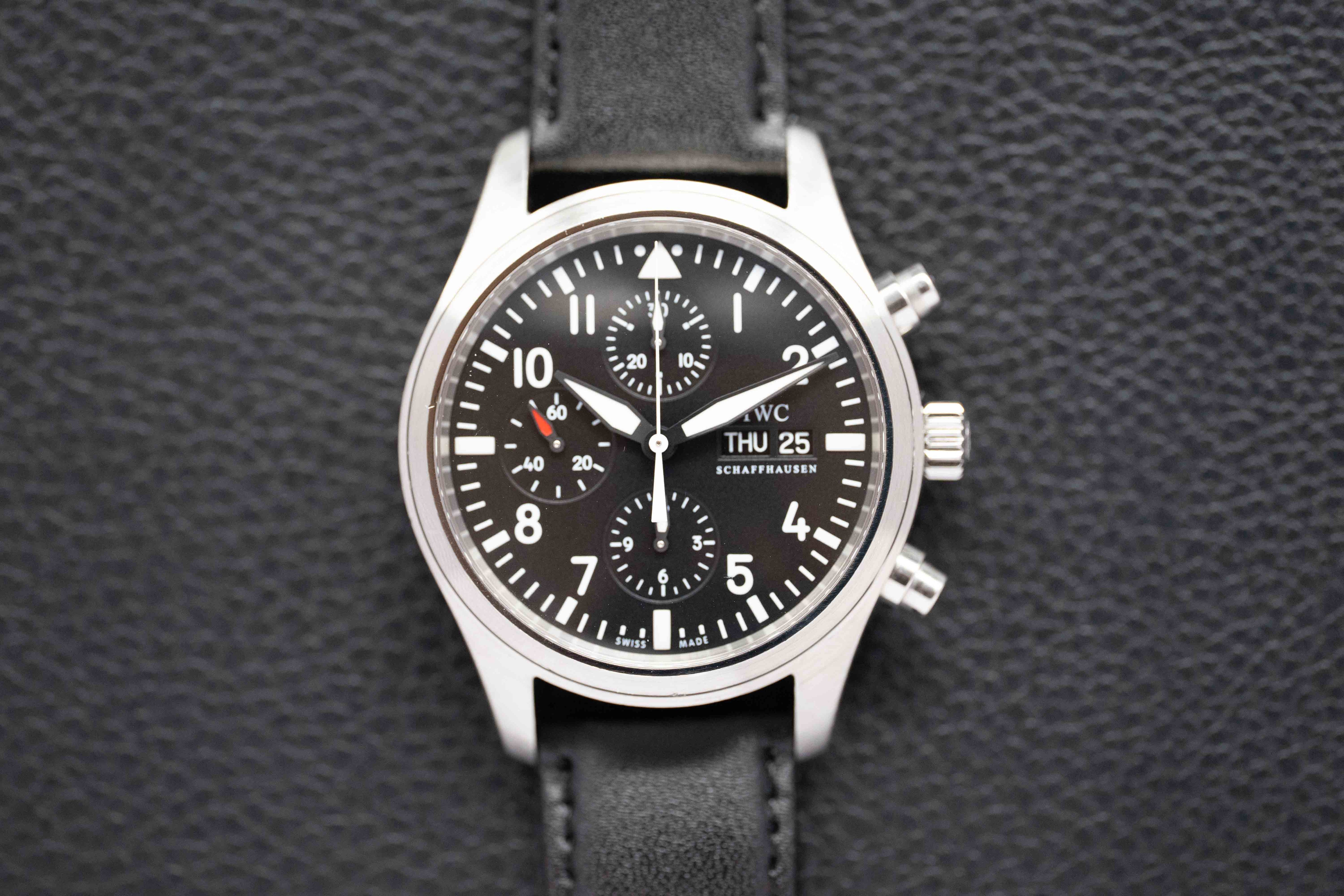 IWC Pilot's Watch Chronograph IW371701 Black Dial 2011