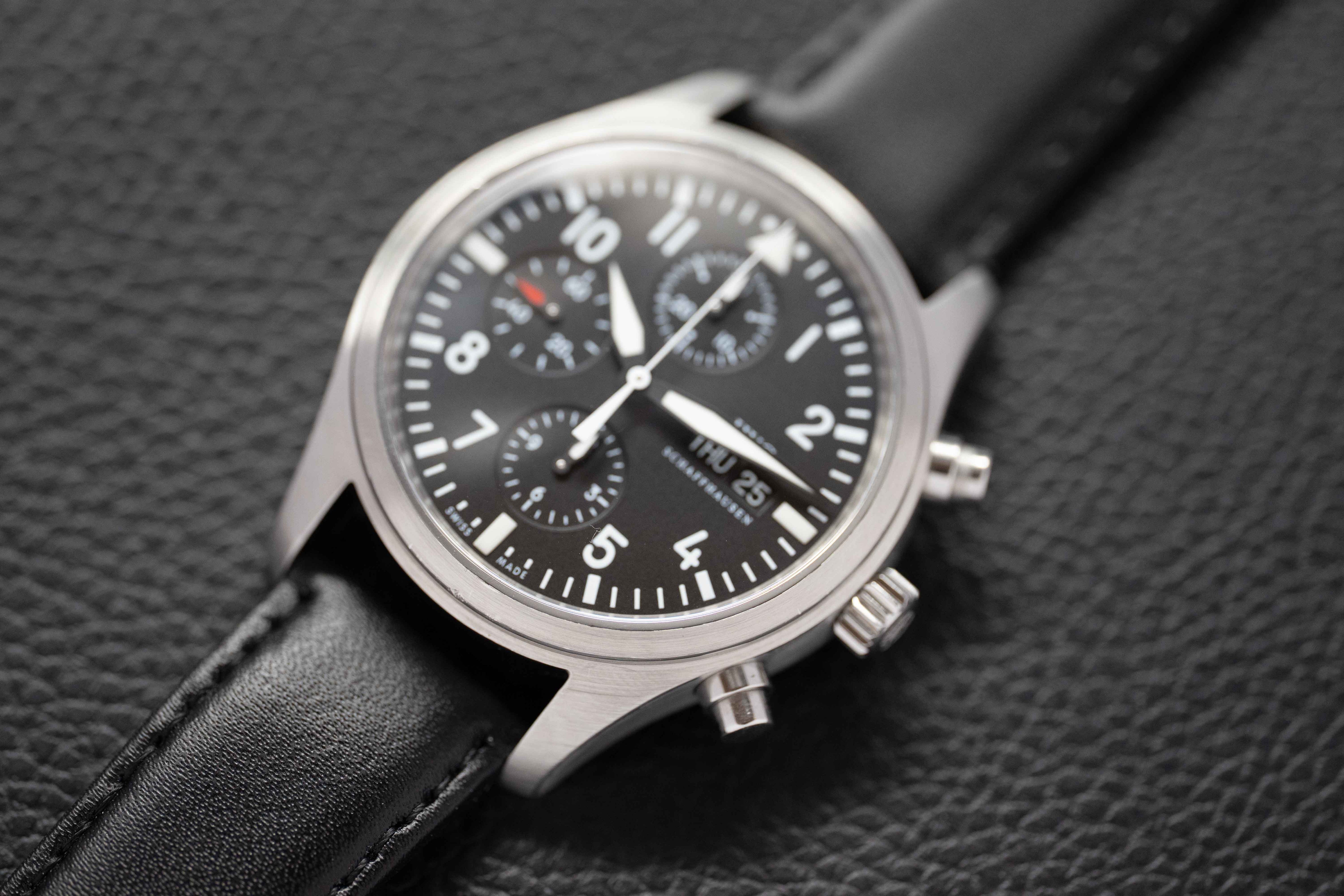 IWC Pilot's Watch Chronograph IW371701 Black Dial 2011