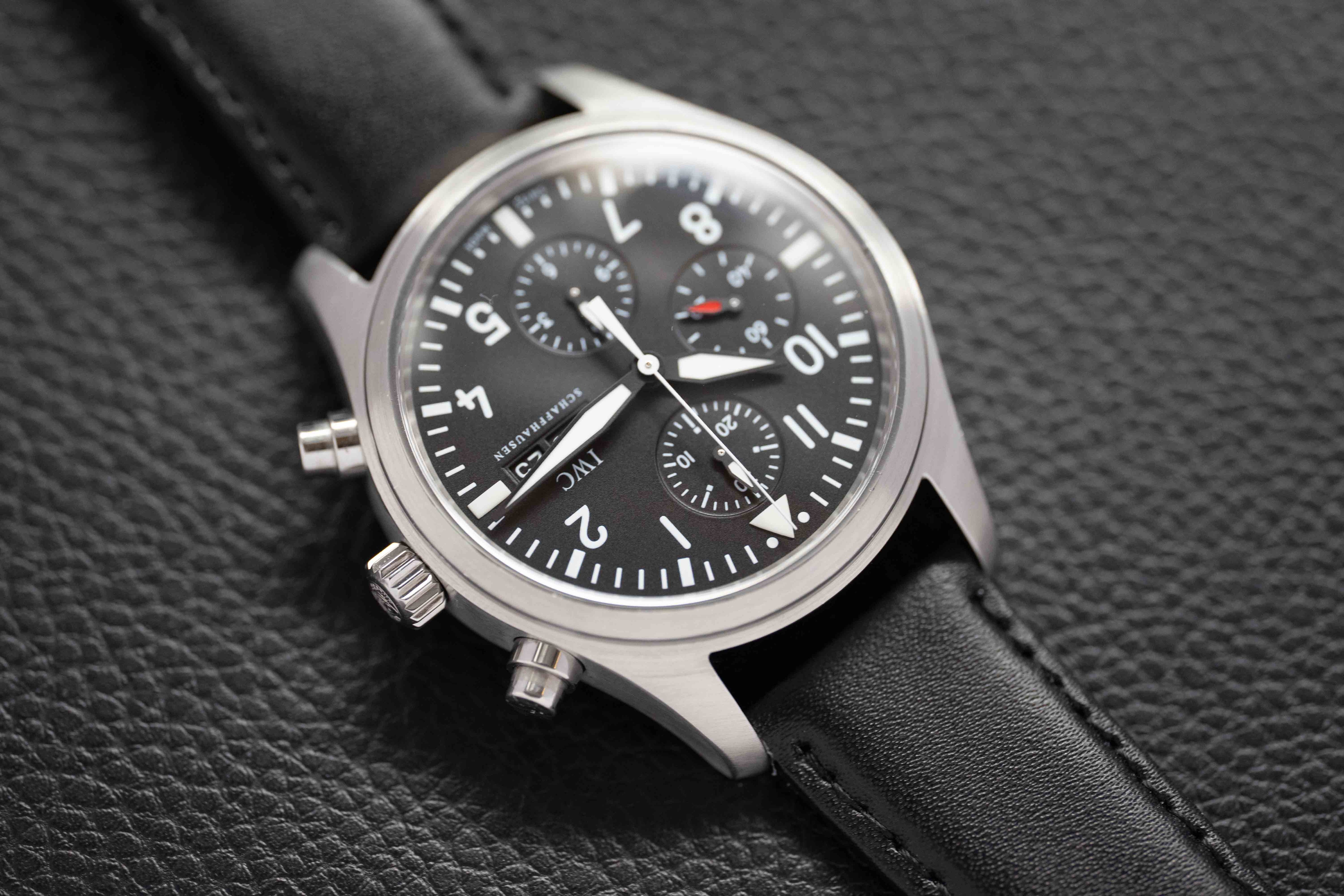 IWC Pilot's Watch Chronograph IW371701 Black Dial 2011