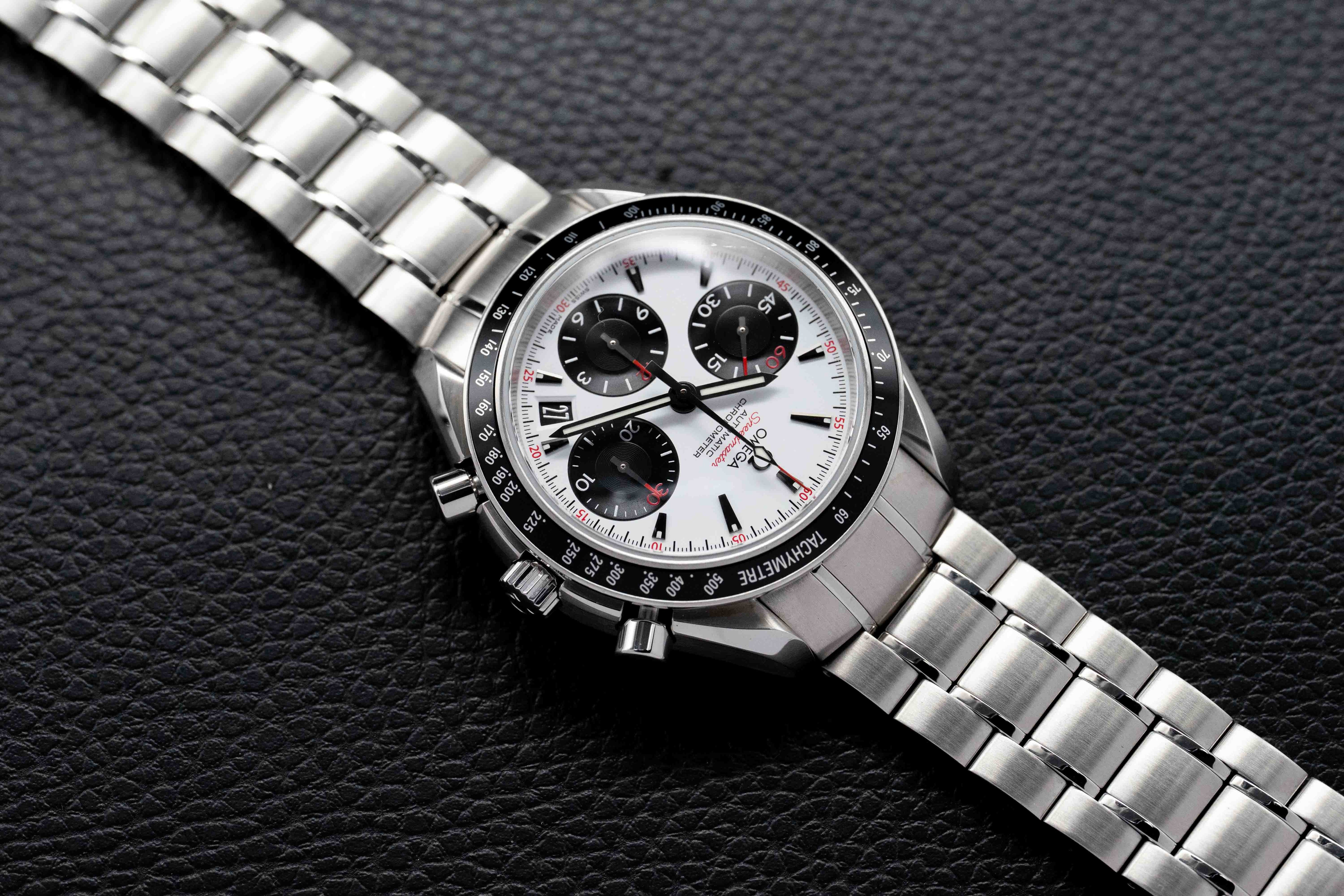 Omega Speedmaster Date 323.30.40.40.04.001 Albino Fullset 2013 Box+Paper